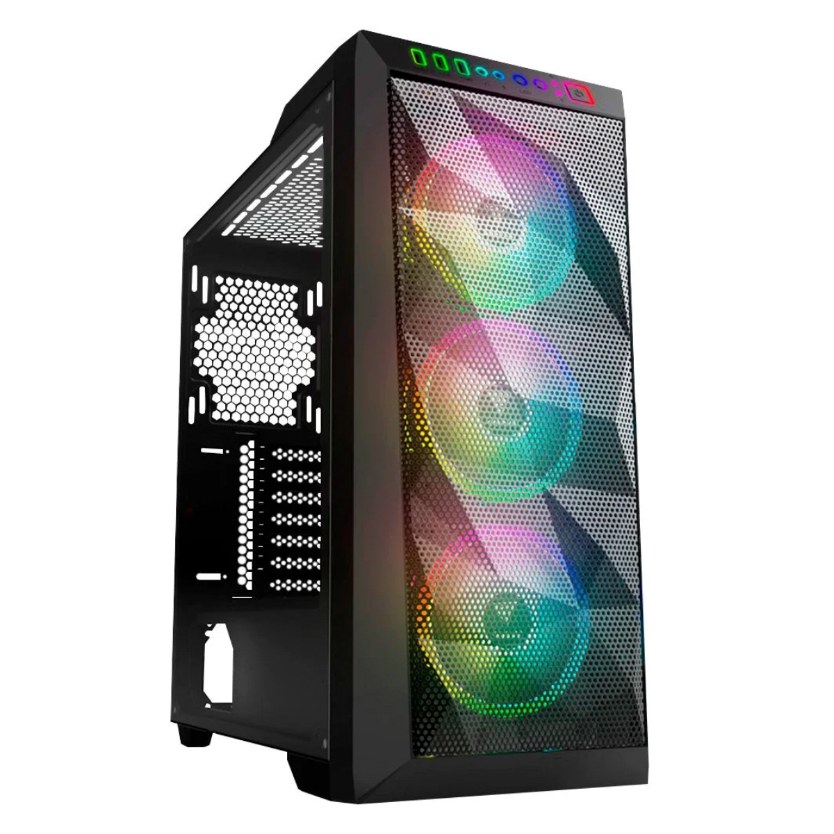 Gabinete Gamer Gamdias Athena M1 - Lateral em Vidro Temperado - USB 3.0 - Preto