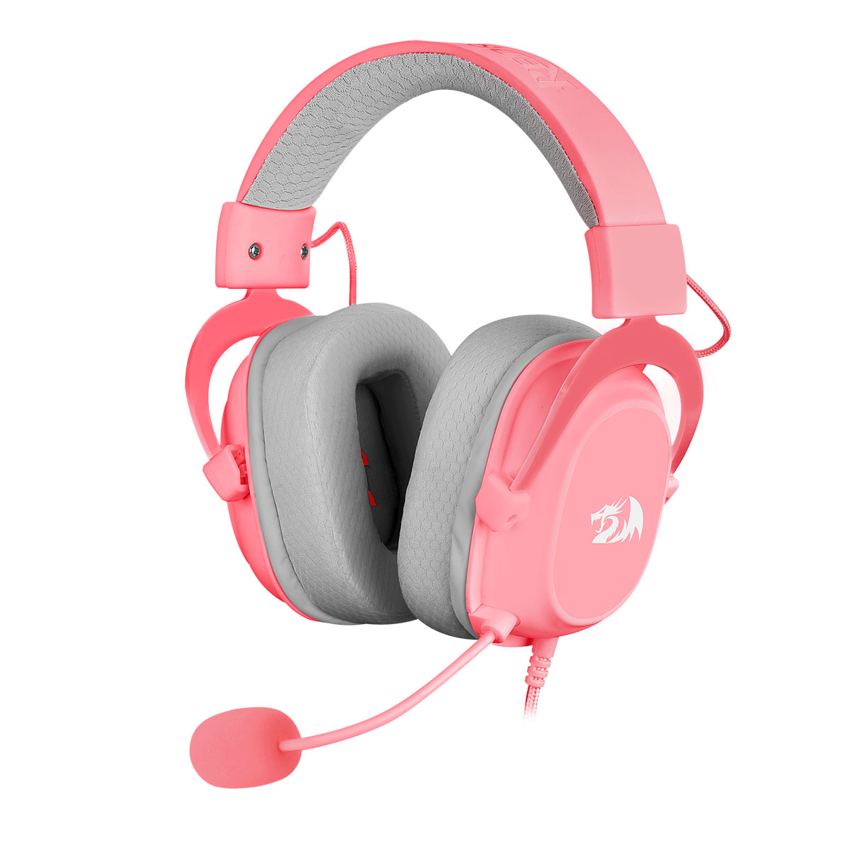 Headset Gamer Redragon Hero - Drivers 53mm - Conector P3 - Rosa - H530-P