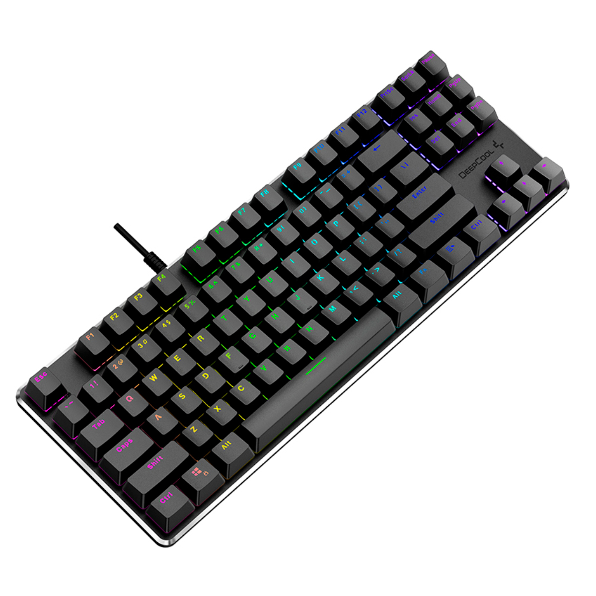 Teclado Mecânico Gamer Deepcool KB500 - ABNT - RGB - Switch Vermelho - Preto - R-KG722-BK0AN4A-G