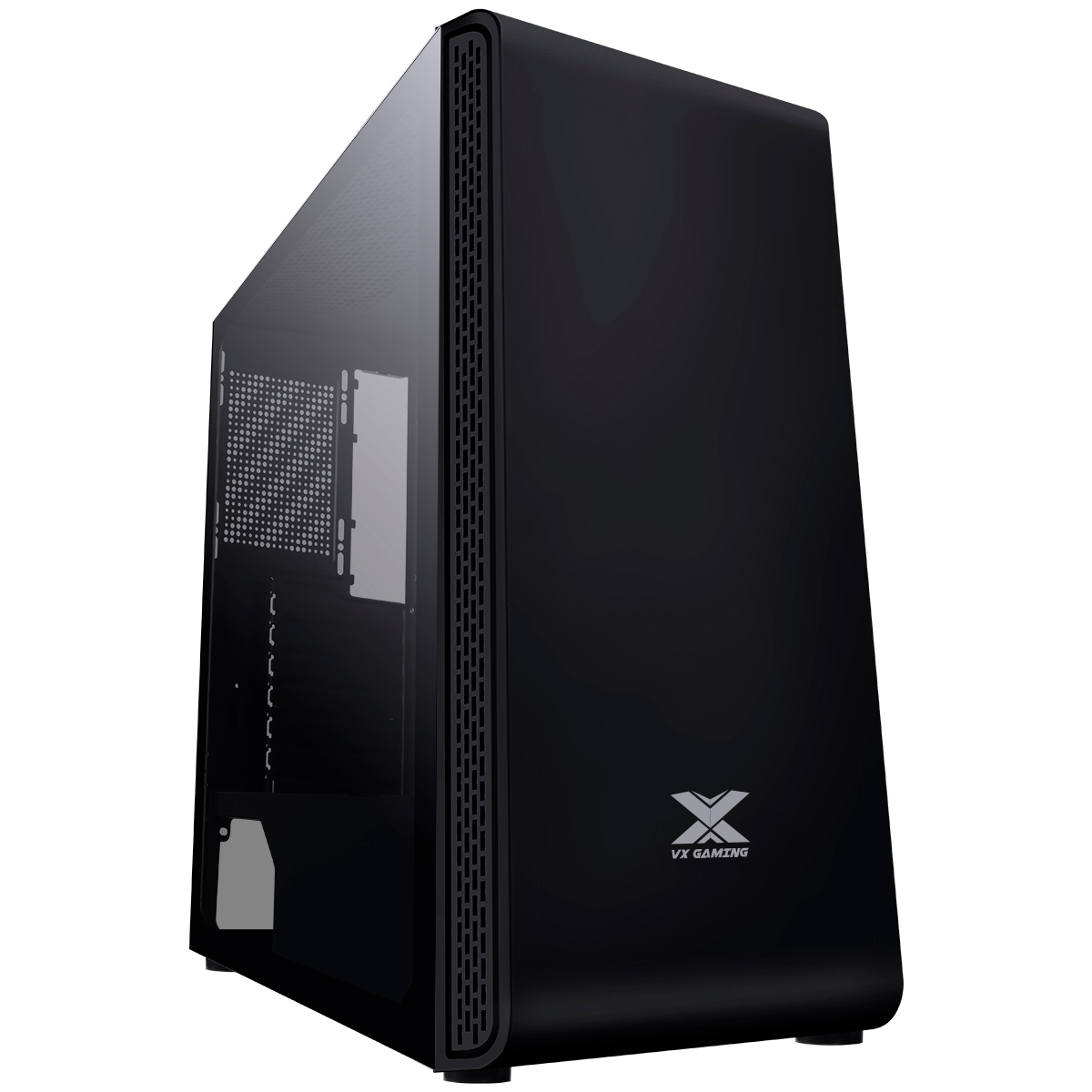 Gabinete Gamer Vinik Vx Gaming VAUX - Lateral em Vidro Temperado - USB 3.0 - Preto - 36257