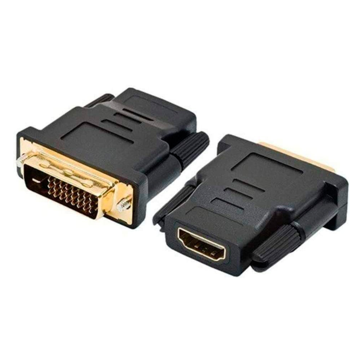 Adaptador Conversor DVI-D para HDMI - Hayom AI1002 - 24+1 Pinos (DVI-D M X HDMI F) - 101002
