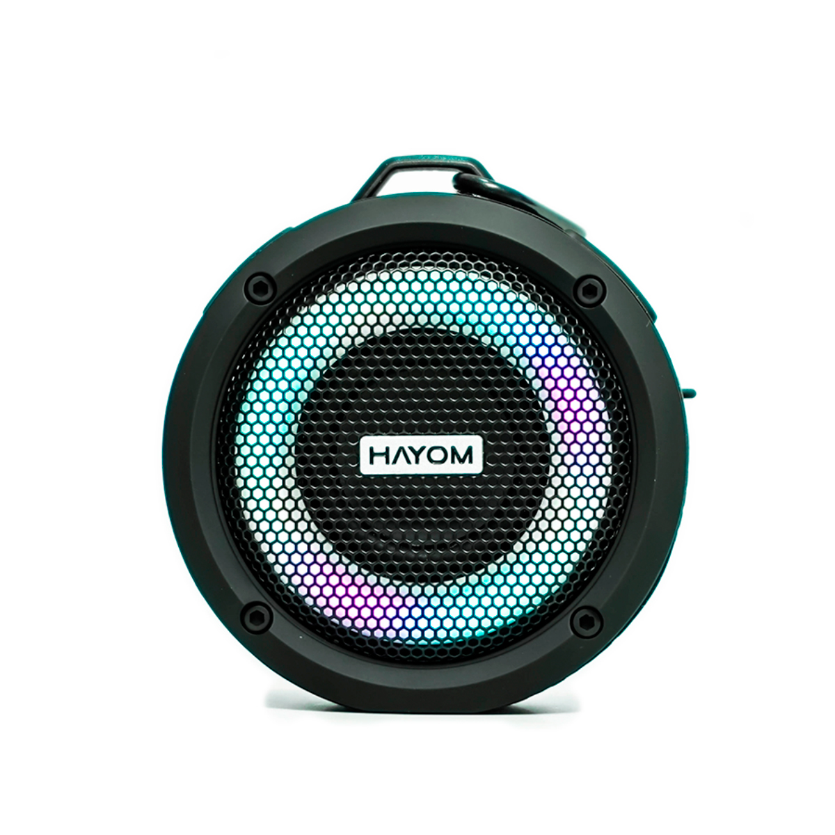 Caixa de Som Portátil Hayom CP2701 - Bluetooth - Resistente à Água - Preta - 271001