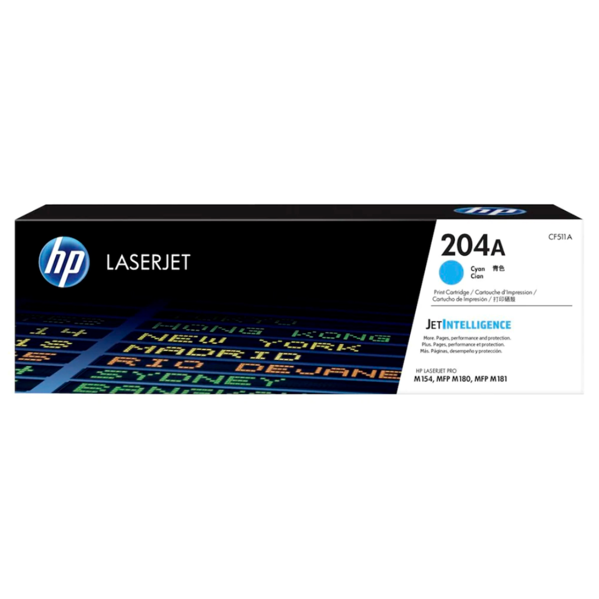 Toner HP 204A Ciano - CF511A - Para Laserjet Pro M154 / MFP M180 / MFP M181