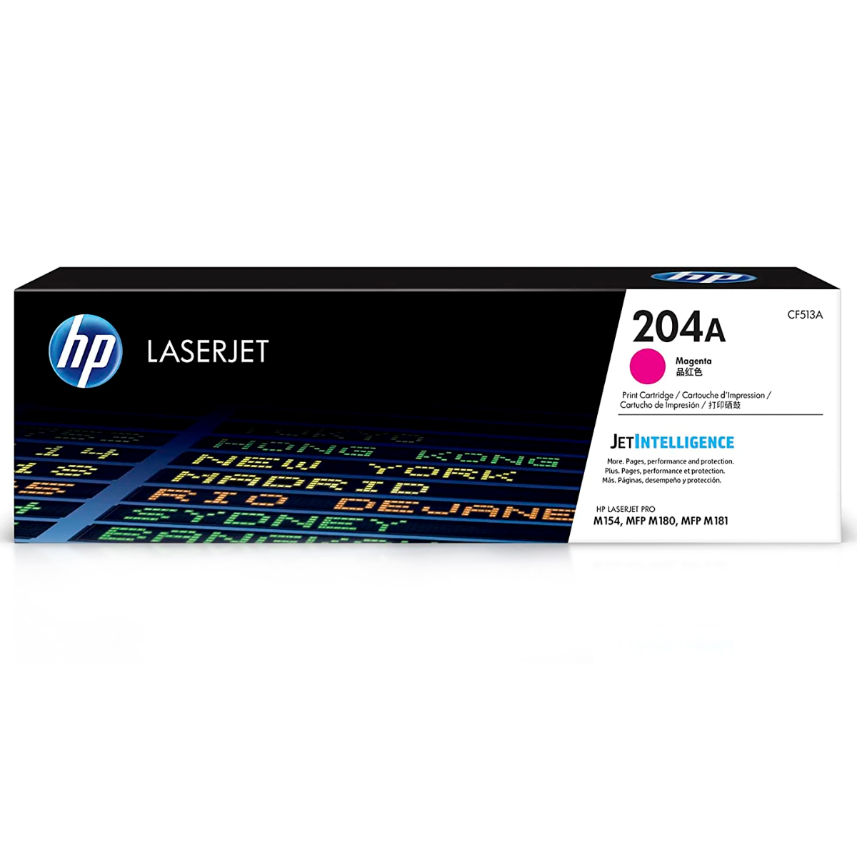 Toner HP 204A Magenta - CF513A - Para Laserjet Pro M154 / MFP M180 / MFP M181