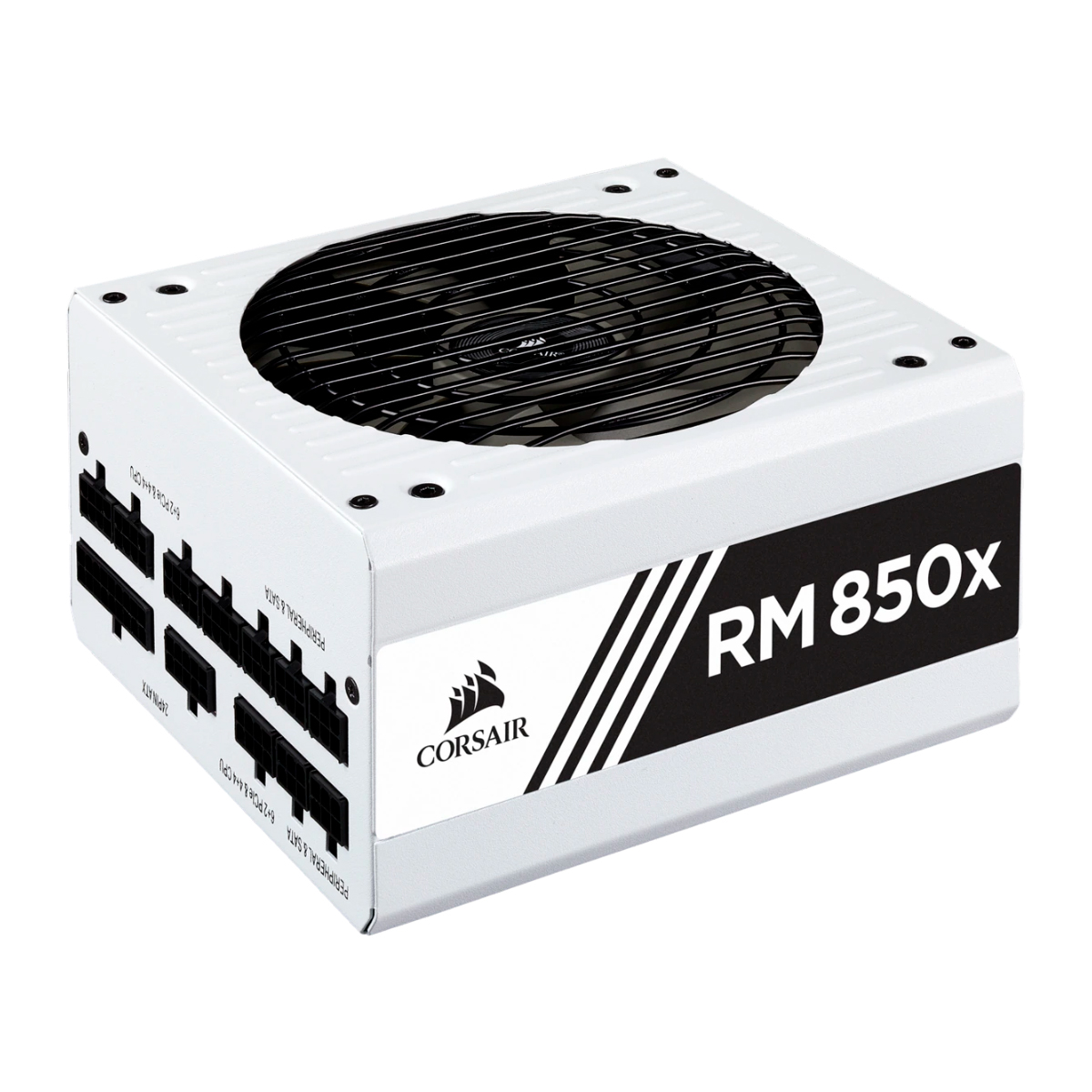 Fonte 850W Corsair RM850X - Modular - PFC Ativo - Eficiência 87% - 80 PLUS® Gold - Branco - CP-9020188-NA