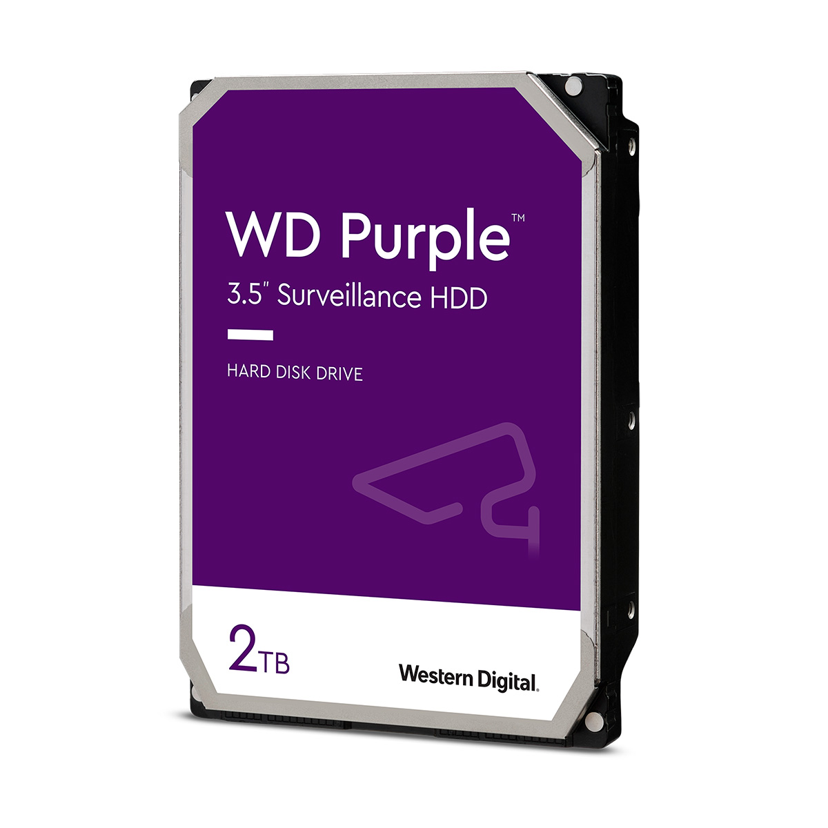 HD 2TB SATA - 5400RPM - 256MB Cache - Western Digital Purple Surveillance - WD22PURZ - Ideal para CFTV