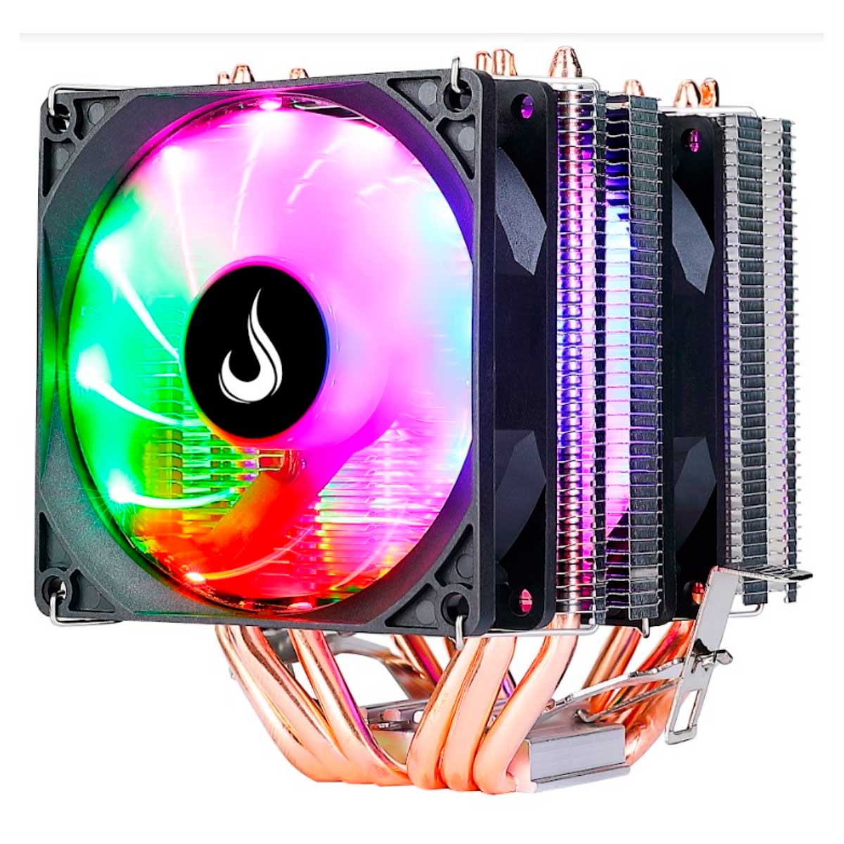 Cooler para Processador Rise Mode G800 - Intel / AMD - RGB Rainbow - RM-AC-08-RGB