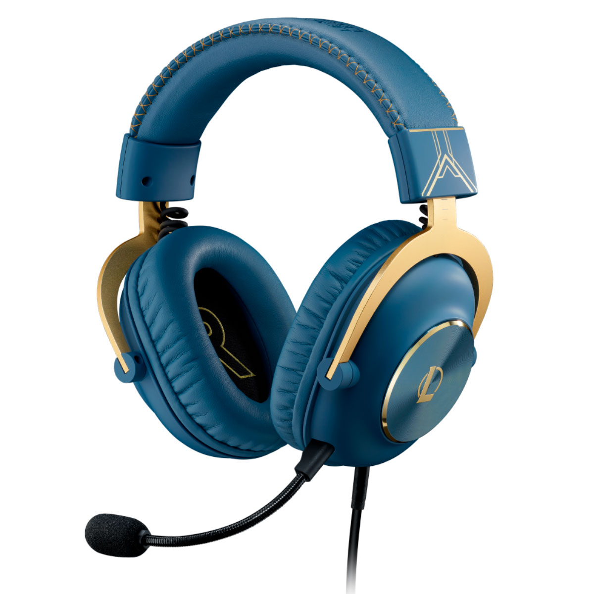 Headset Gamer Logitech G Pro X League of Legends Edition - G HUB - Drivers Pro-G 50mm - Blue Vo!ce - 981-001105