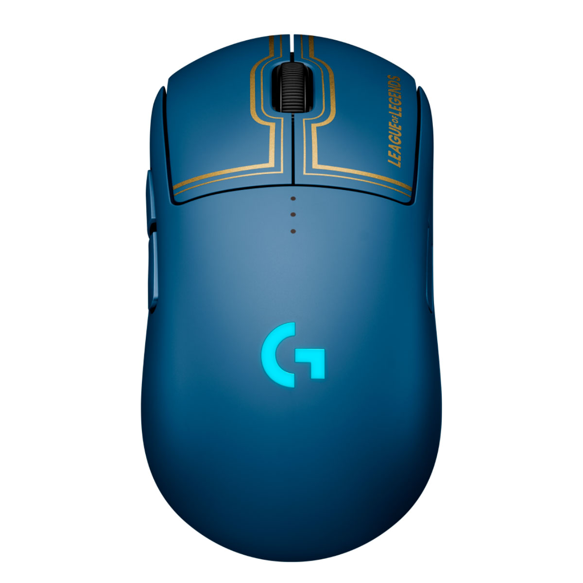 Mouse Gamer Sem Fio Logitech G Pro League of Legends Edition - RGB - 25.600dpi - 8 Botões - Receptor sem fio LightSpeed - 1ms - 910-006450