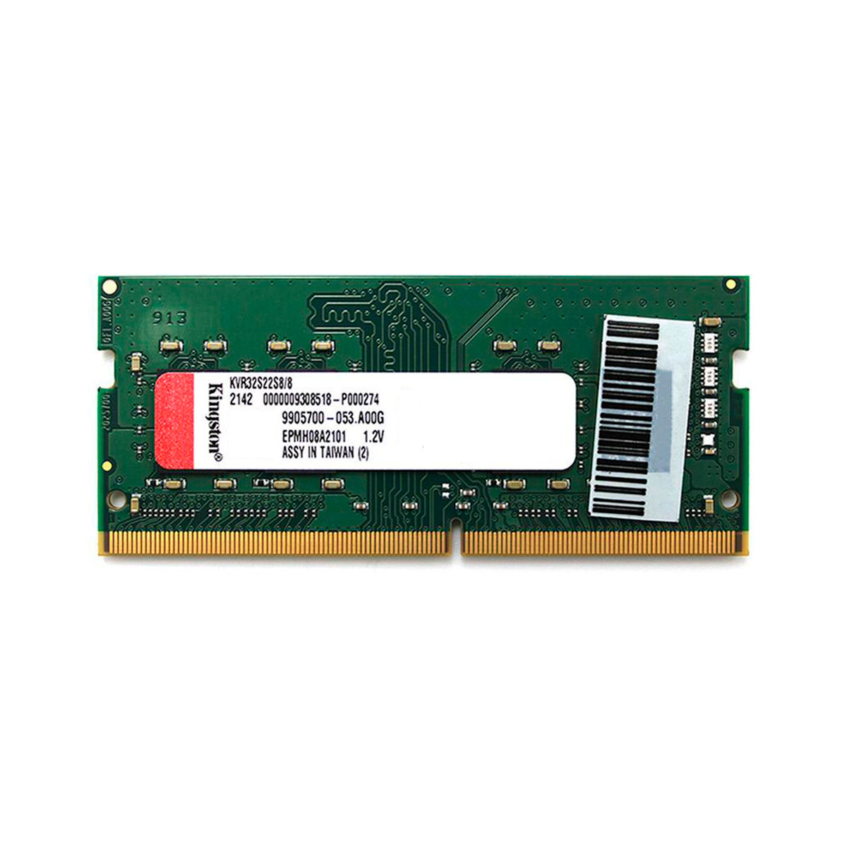 Memória SODIMM 8GB DDR4 3200MHz Kingston - para Notebook - CL22 - KVR32S22S8/8