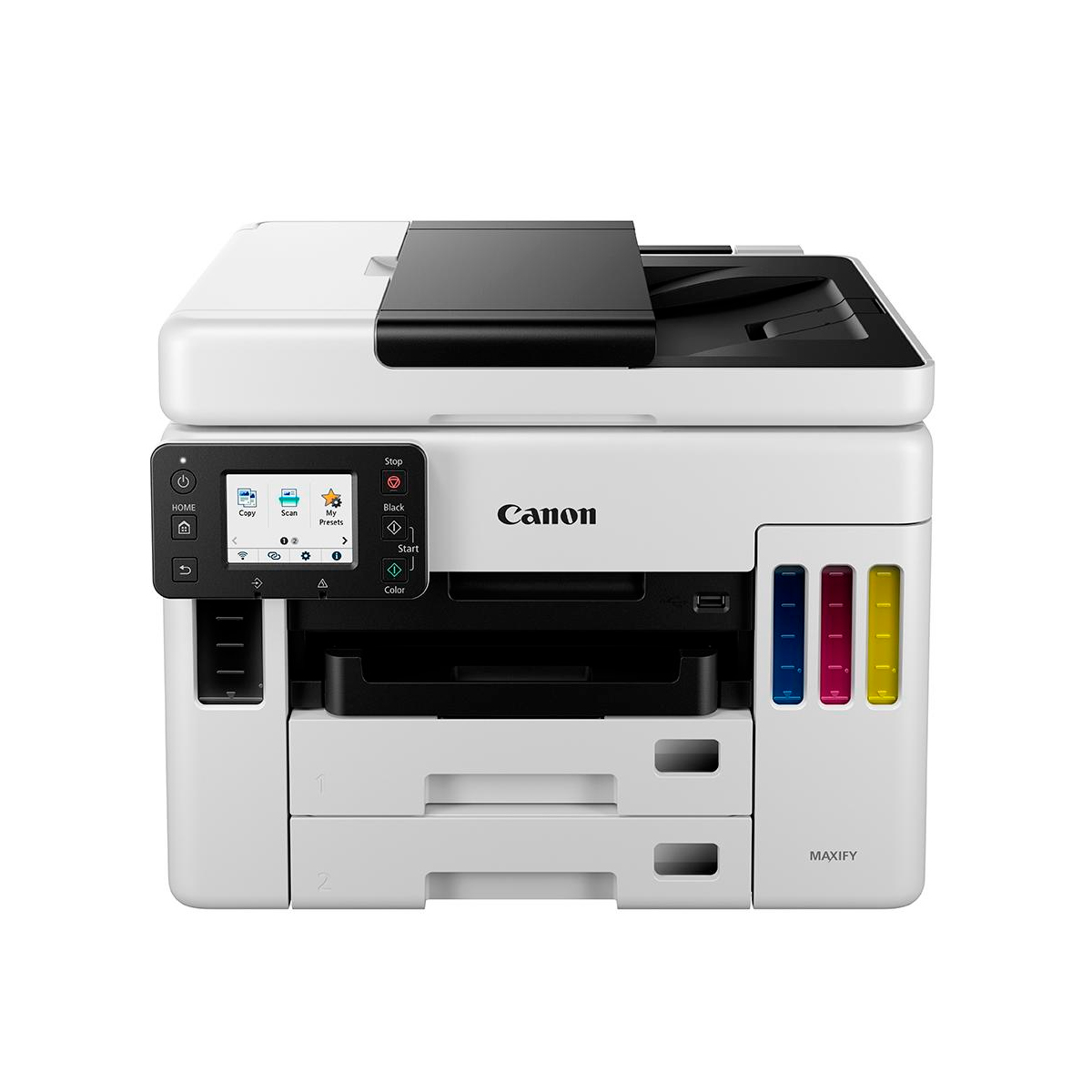 Multifuncional Canon Mega Tank Maxify GX7010 - Duplex Frente e Verso - USB, Rede, Wi-Fi - Impressora, Copiadora, Scanner e Fax