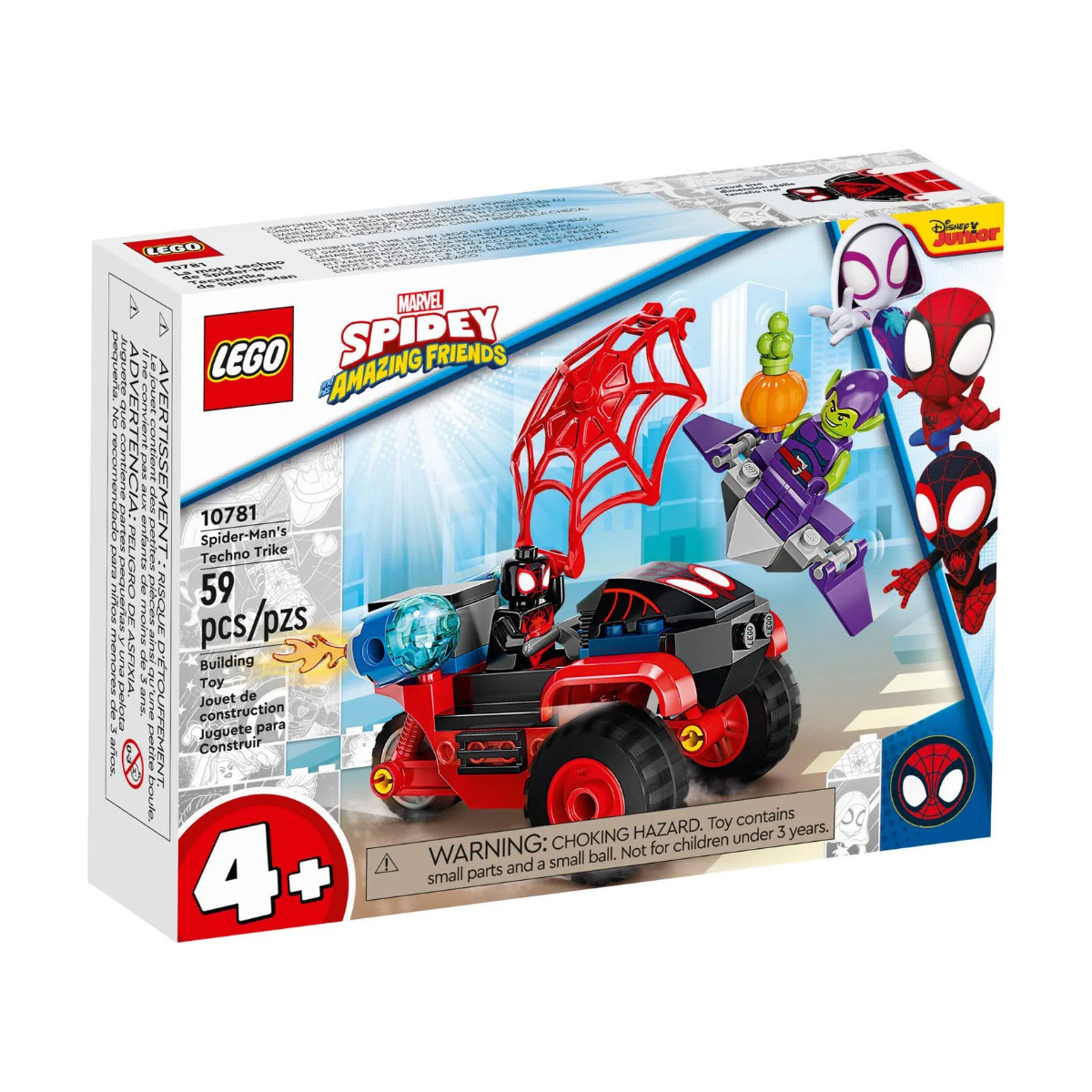 LEGO Super Heroes Marvel - Miles Morales: Triciclo Eletrônico do Homem-Aranha - 10781
