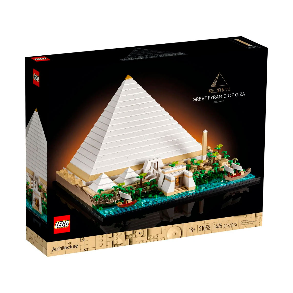 LEGO Architecture - Grande Pirâmide de Gizé - 21058