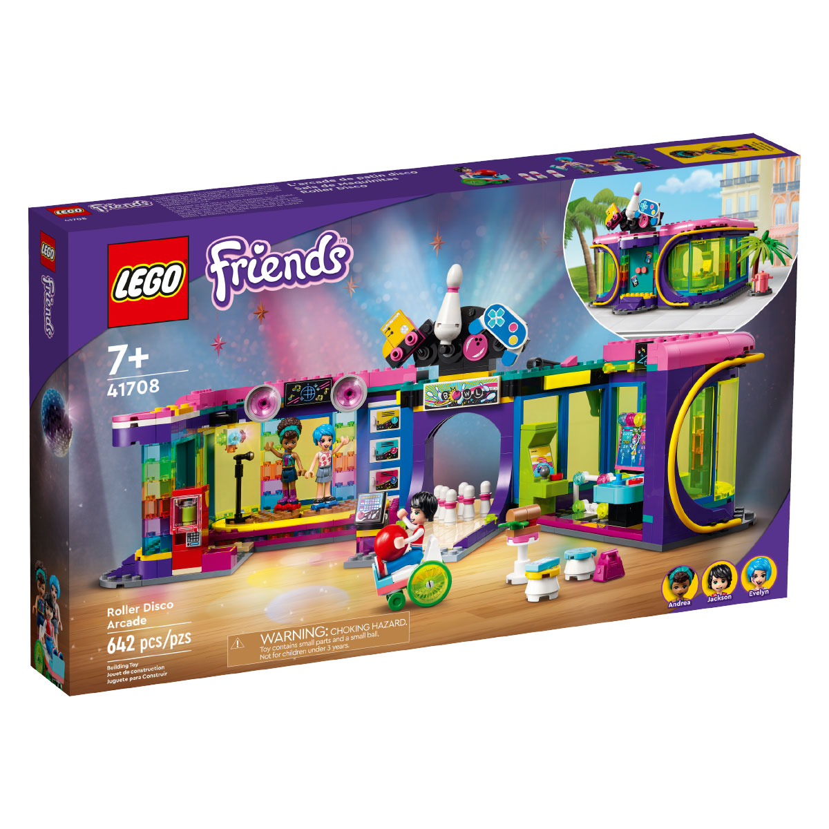 LEGO Friends - Fliperama com Discoteca Giratório - 41708