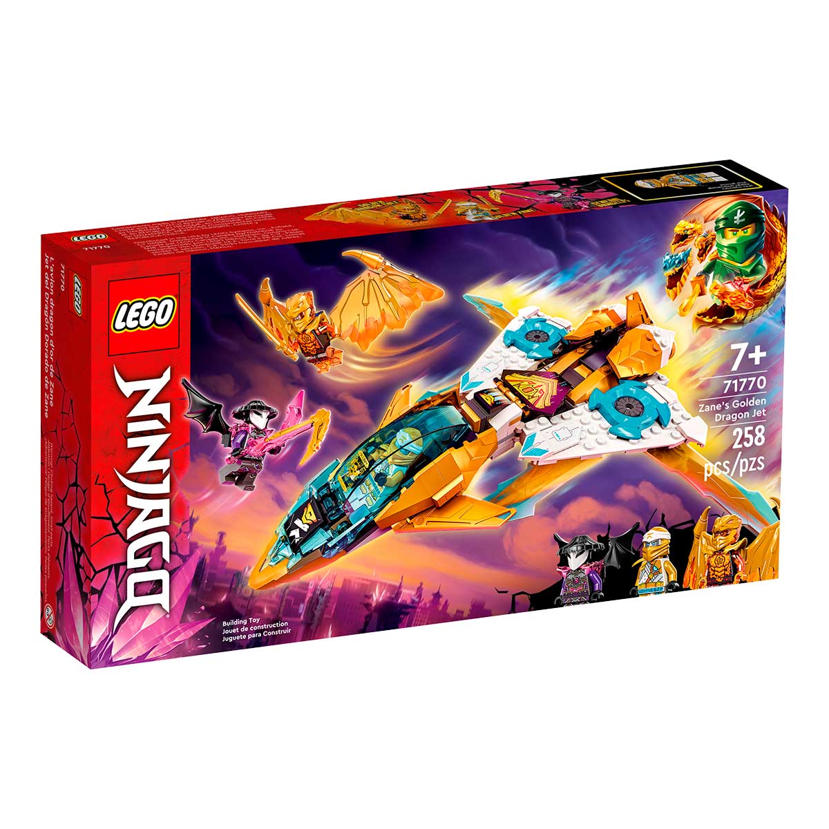LEGO Ninjago - Jato de Dragão Dourado de Zane - 71770