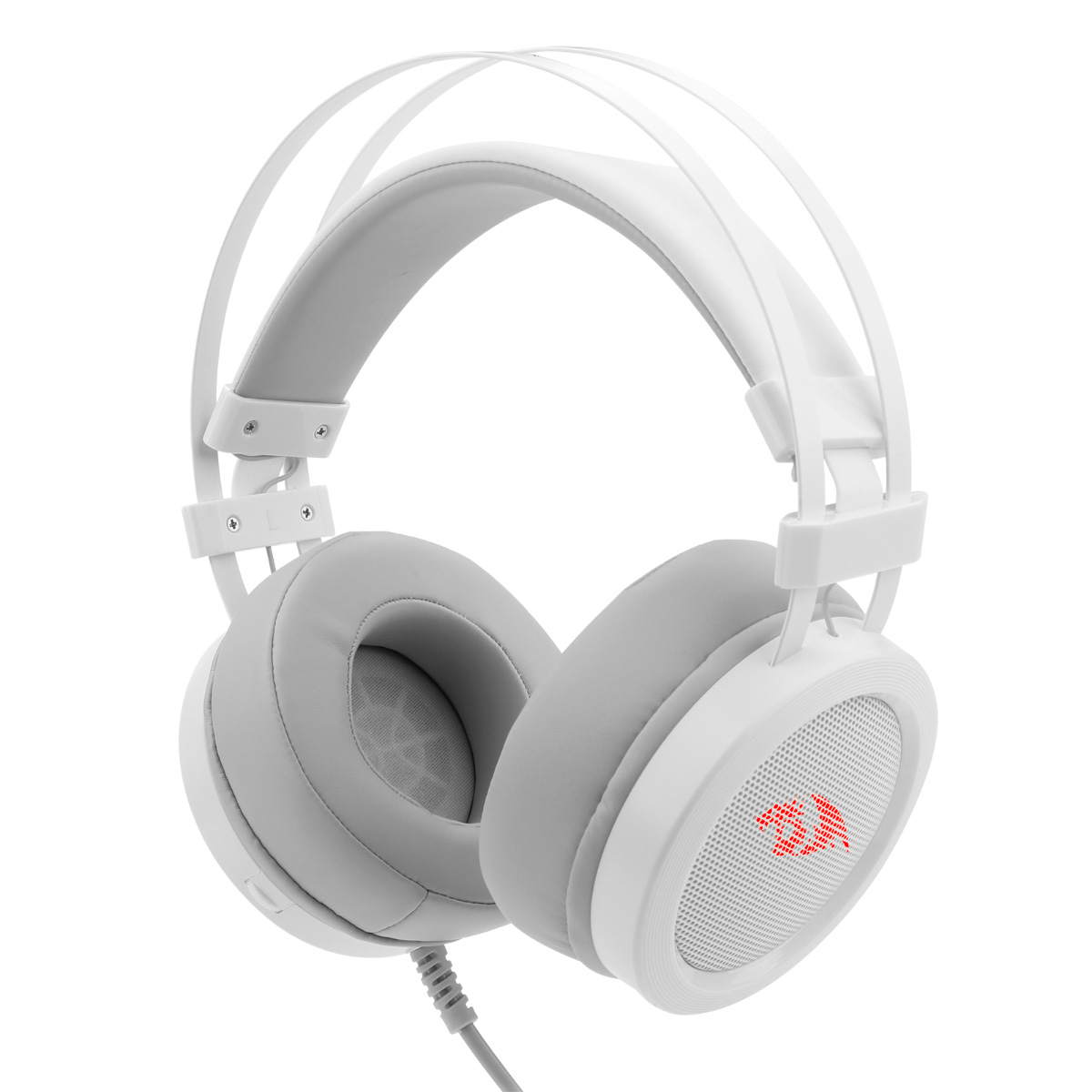 Headset Gamer Redragon Scylla Lunar White - com Microfone - Conector P2 - Branco - H901W