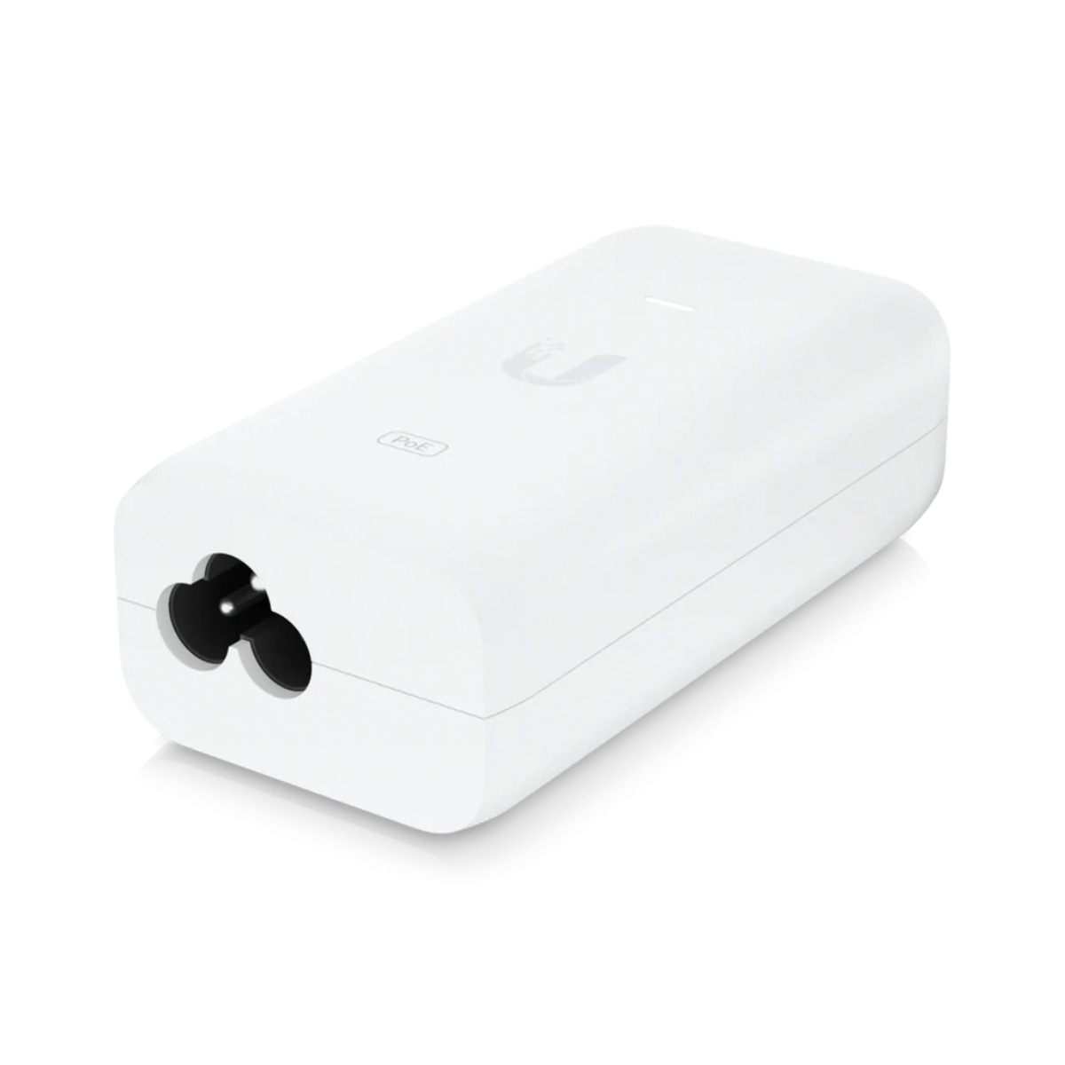 Fonte Injetor PoE Ubiquiti U-POE-AF-BR - 15W - Gigabit - Energia e Dados através do cabo de Ethernet - Branco