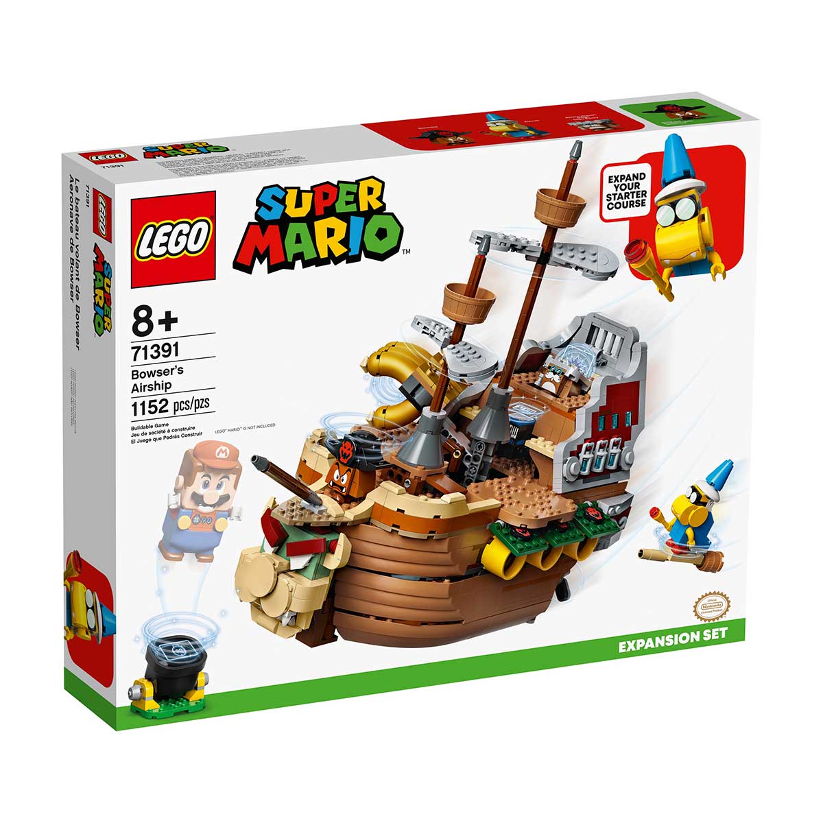 LEGO Super Mario - Aeronave do Bowser - Pacote de Expansão - 71391