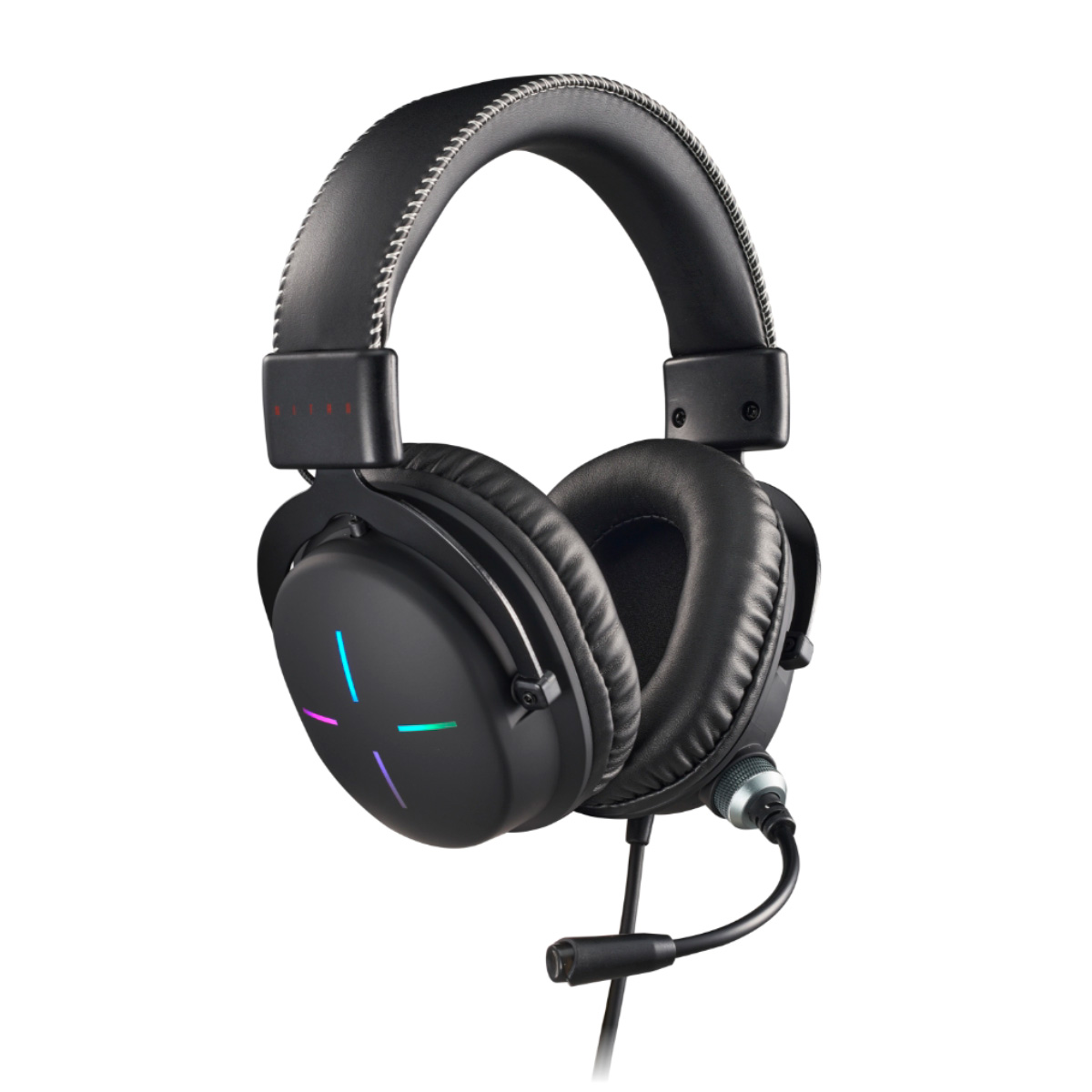 Headset Gamer Acer Nitro - Driver de 50 mm - RGB - Conector P3 - Preto - NHW200