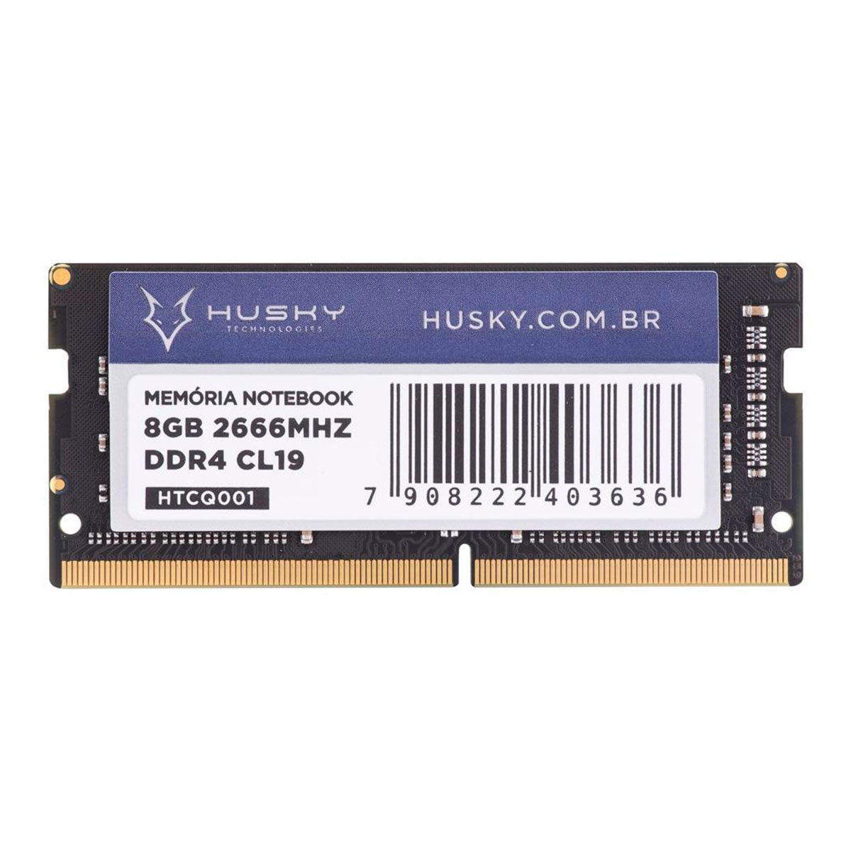Memória SODIMM 8GB DDR4 2666MHz - para Notebook - CL19 - HTCQ001