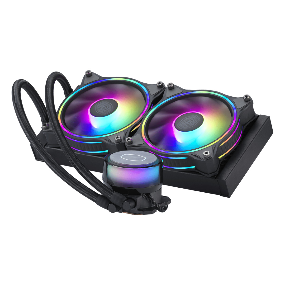 Water Cooler MasterLiquid ML240L Illusion - (AMD / Intel) - com LED RGB - Cooler Master MLX-D24M-A18P2-R1