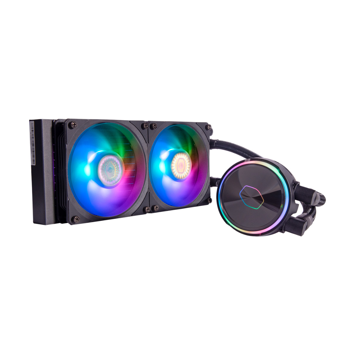 Water Cooler MasterLiquid ML240 Flux - (AMD / Intel) - com LED RGB - Cooler Master MLY-D24M-A23PZ-R1