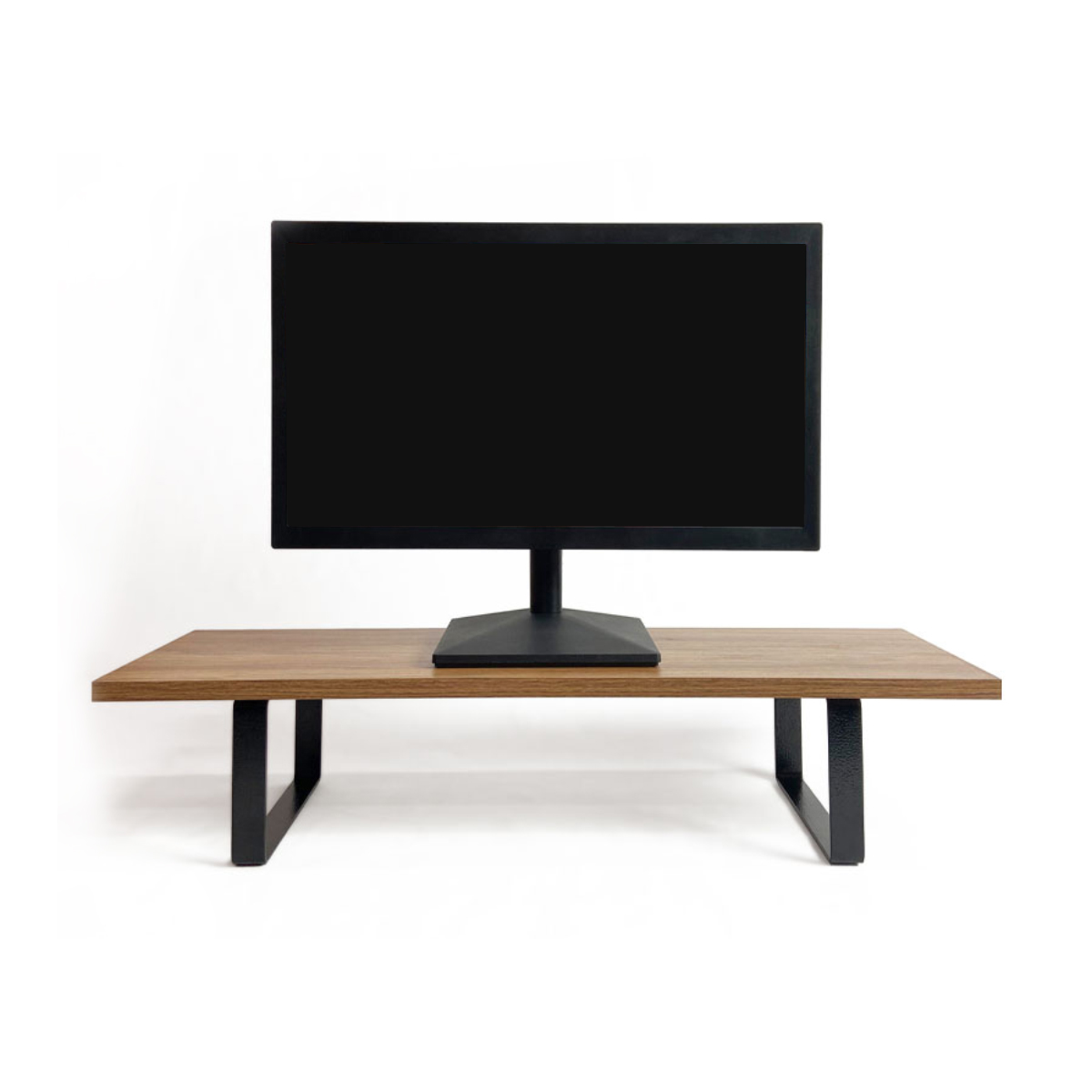 Suporte para Monitor Reliza Stand Desk - com Regulagem de Altura - Marrom