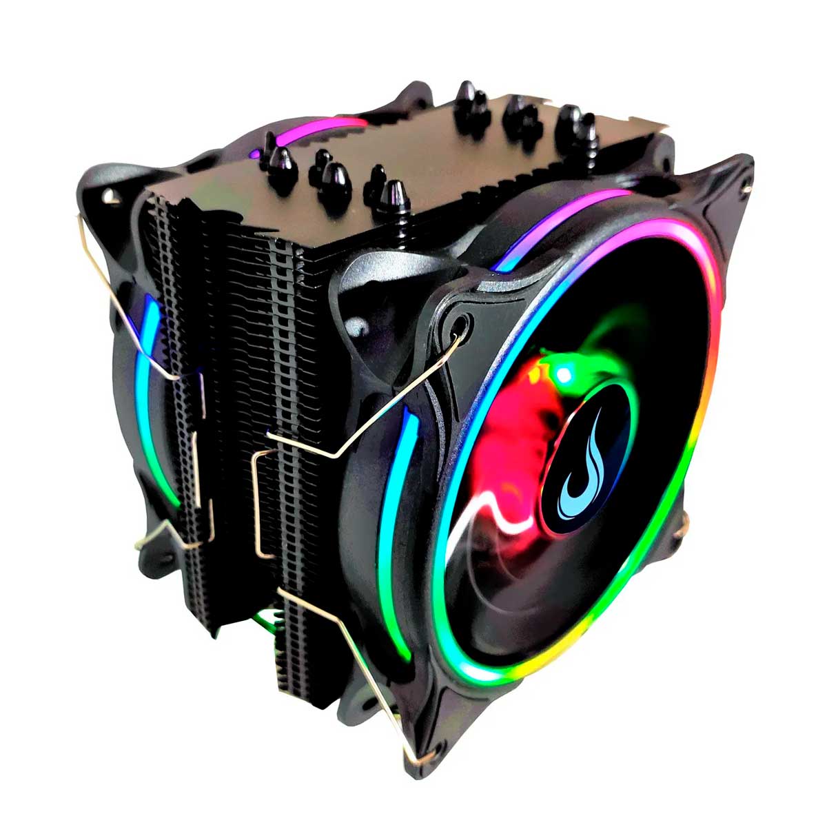 Cooler para Processador Rise Mode Winter Black ARGB- Intel / AMD - LED A-RGB - Preto - RM-ACW-01-ARGB