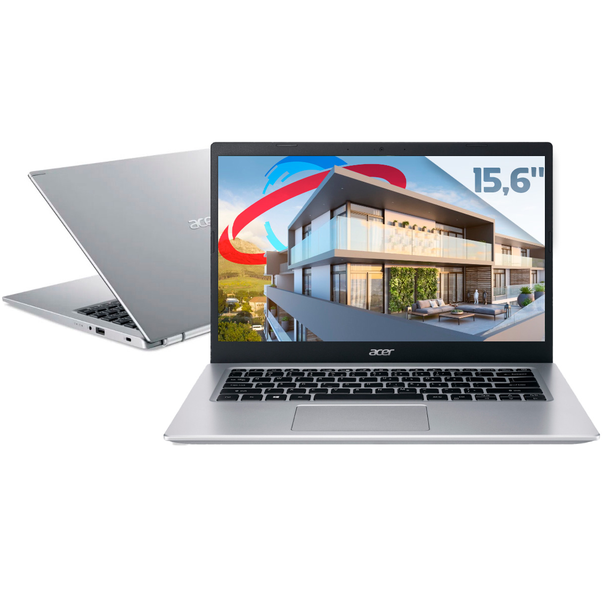 Notebook Acer Aspire A515-56G-519A - Intel i5 1135G7, RAM 8GB, SSD 256GB, GeForce MX350, Tela 15,6