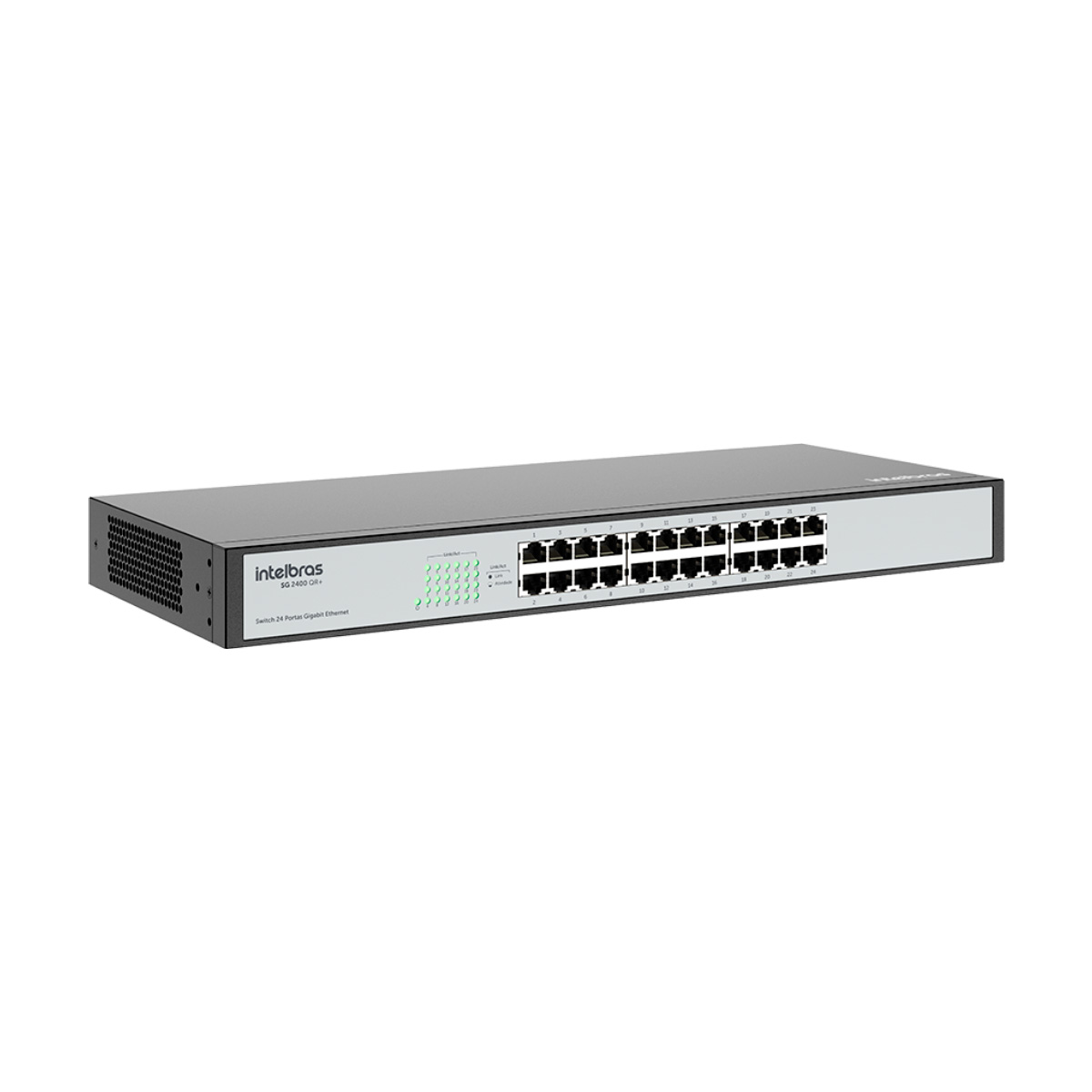 Switch 24 Portas Intelbras SG 2400 QR+ - Gigabit