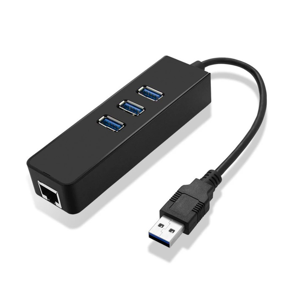 Adaptador USB para RJ45 - Gigabit Ethernet - HUB 3 portas USB 3.0 - CBU.34801