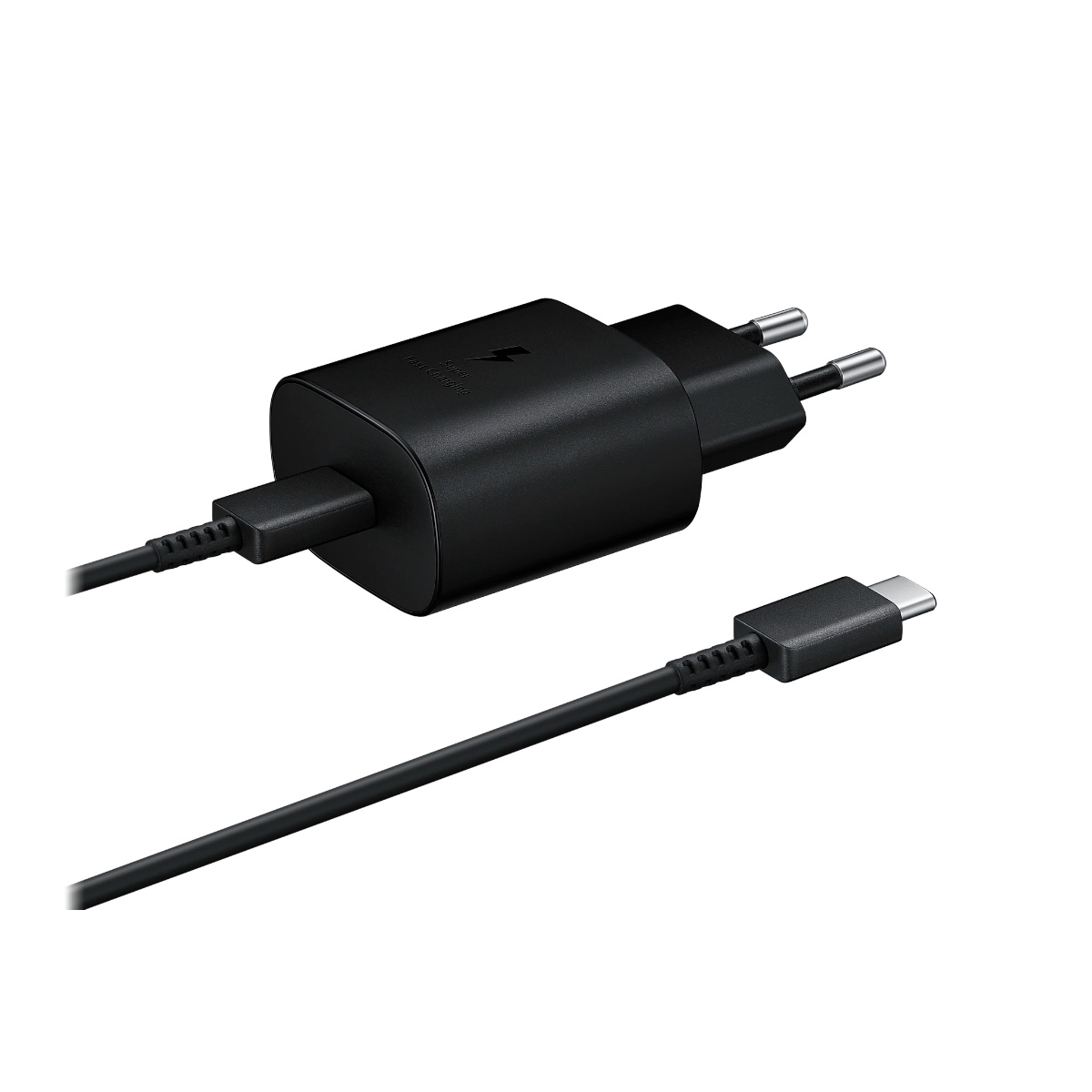 Carregador de Parede Original Samsung - USB-C - 3A - Super Fast Charge 25W - Preto - EP-TA800XBPGBR