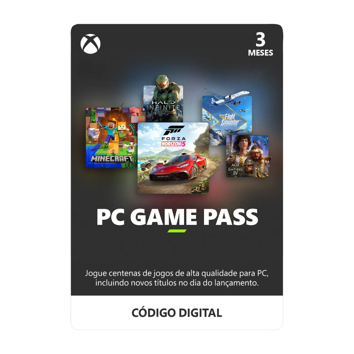 Xbox Game Pass para PC 3 meses