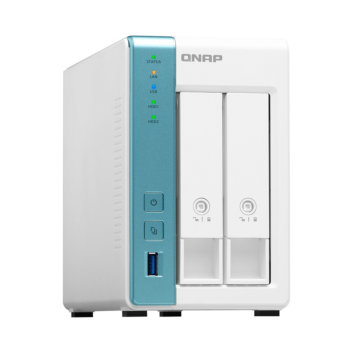 Storage NAS Qnap TS-231K-US - Alpine AL-214 - Dual Gigabit Load Balancing - USB 3.2 - Suporta 2 HDs