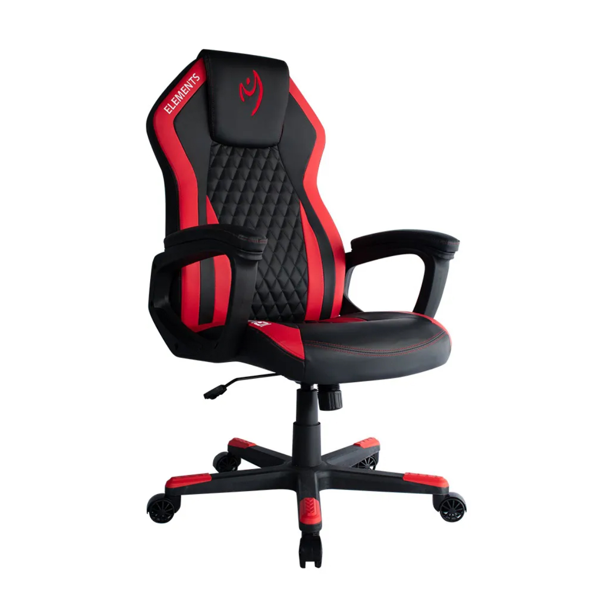 Cadeira Gamer Elements Elemental Ignis - Balanço/Tilt de 40° - Preto e Vermelho - 63593