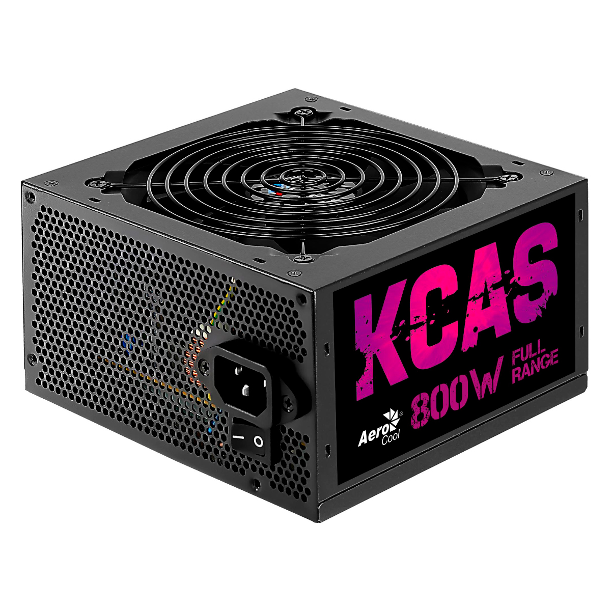 Fonte 800W Aerocool KCAS - PFC Ativo - Eficiência 85% - 80 PLUS® Bronze - KCAS-800W