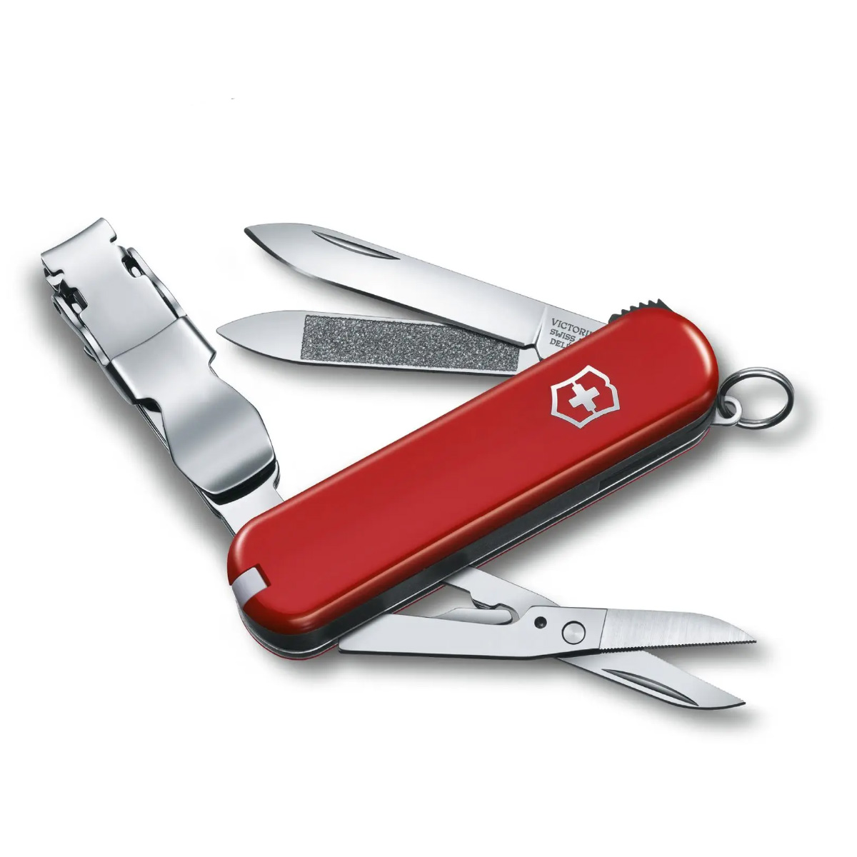 Canivete Victorinox NailClip 580 - 8 funções - Vermelho - 0.6463