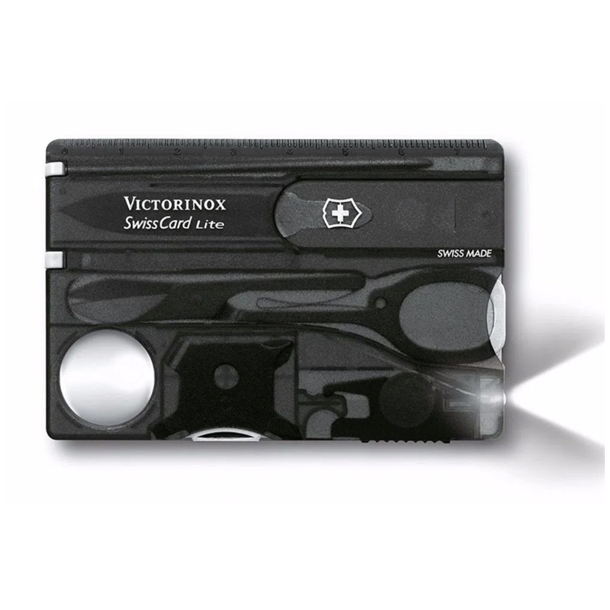 Canivete Victorinox Swiss Card Lite - 13 funções - Preto - 0.7333.T3