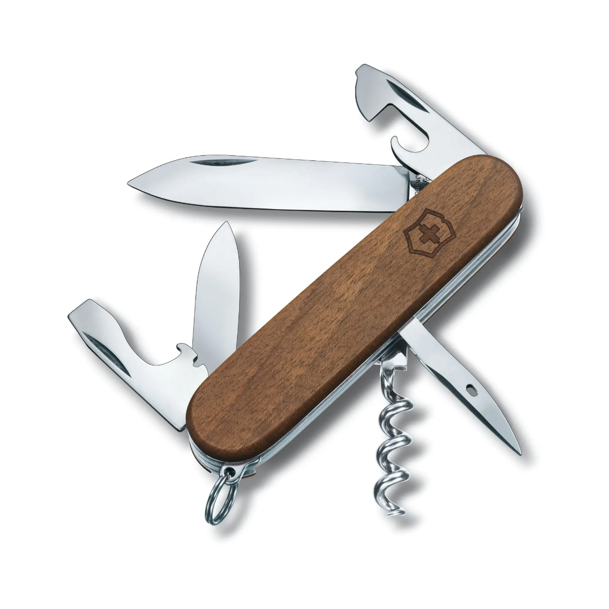 Canivete Victorinox Spartan Wood - 10 funções - com Tala de madeira - 1.3601.63