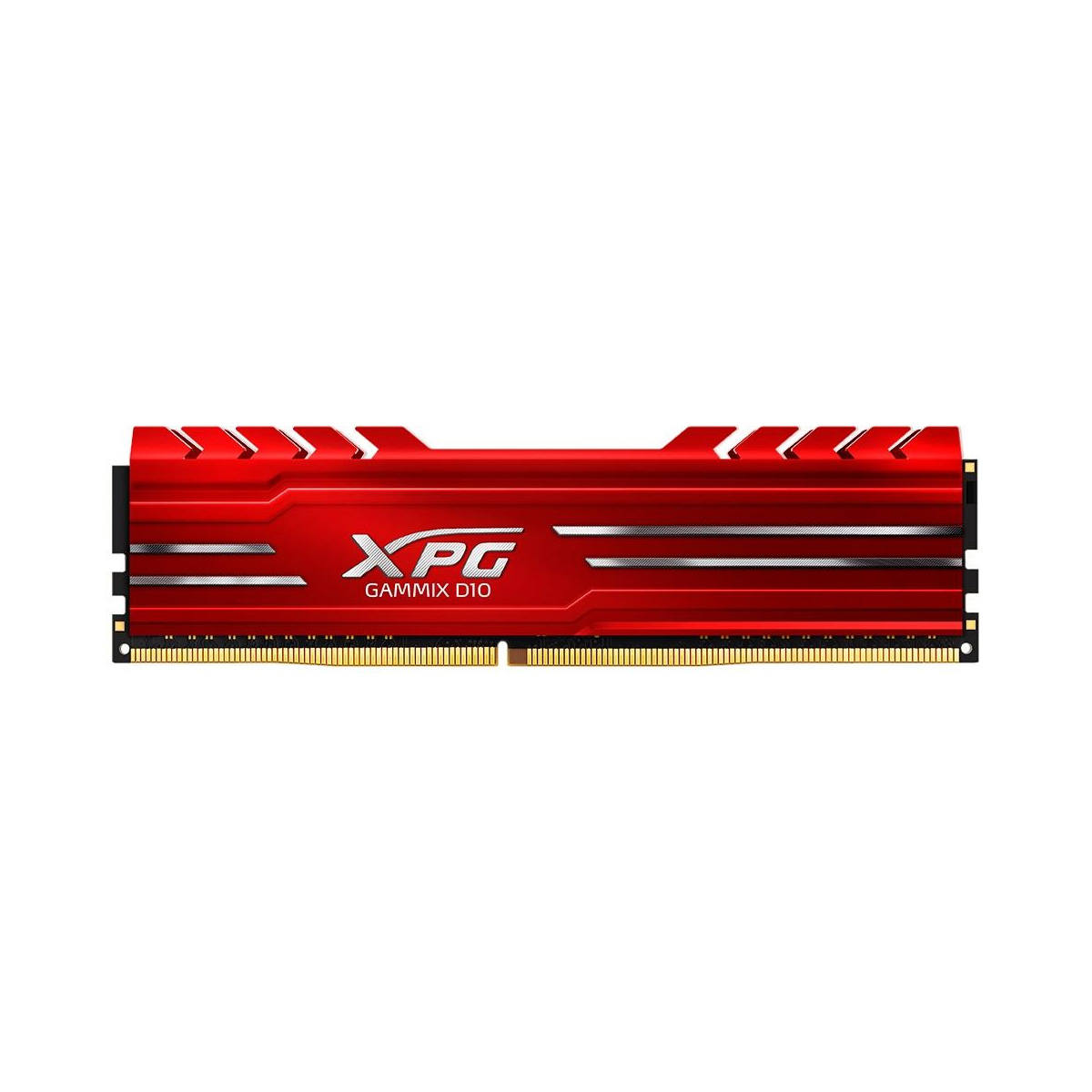 Memória 8GB DDR4 3200MHz Adata XPG Gammix D10 - CL16 - Vermelho - AX4U32008G16A-SR10