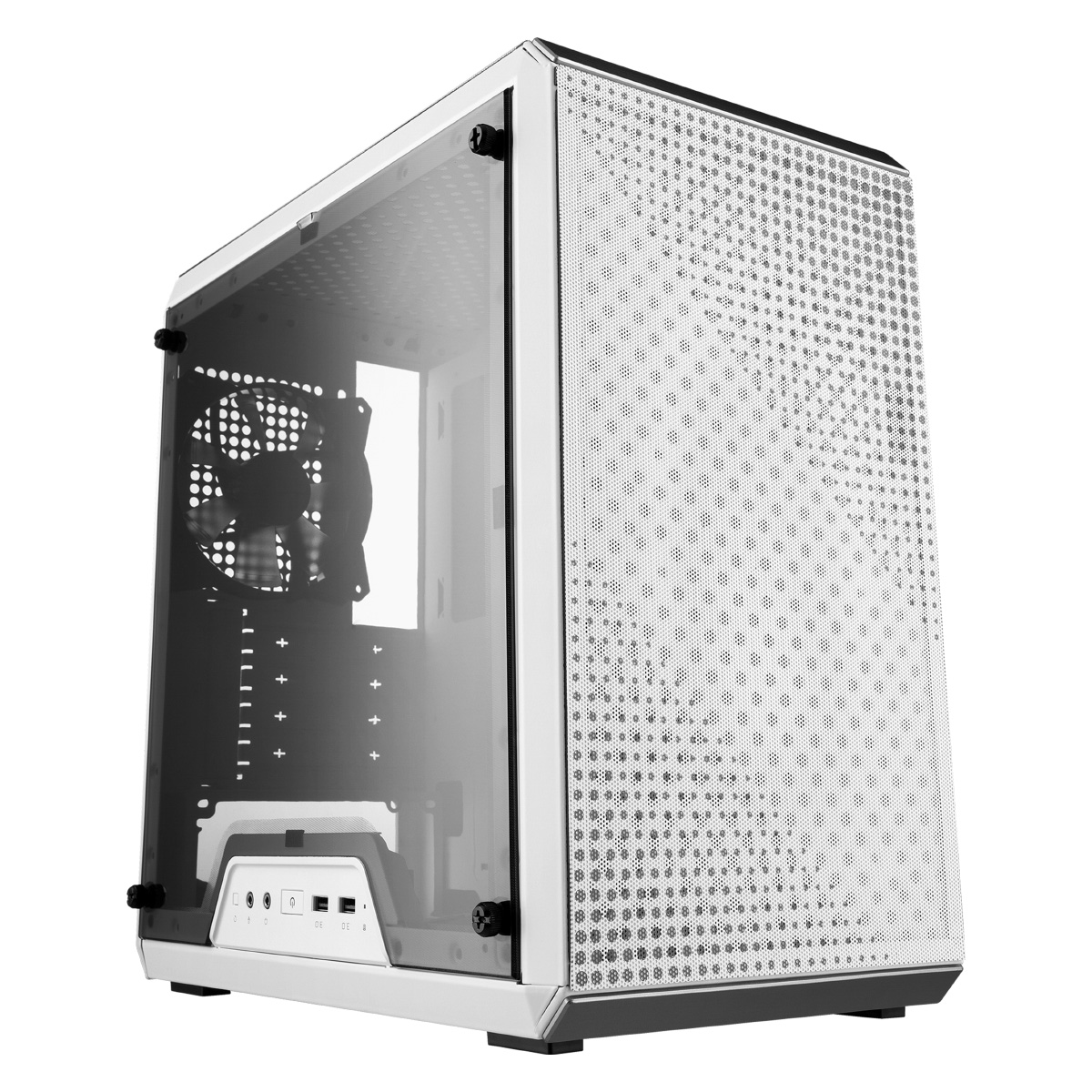 Gabinete Cooler Master Masterbox Q300L - Lateral em Vidro Temperado - Micro ATX - Branco - MCB-Q300L-WANN-S00