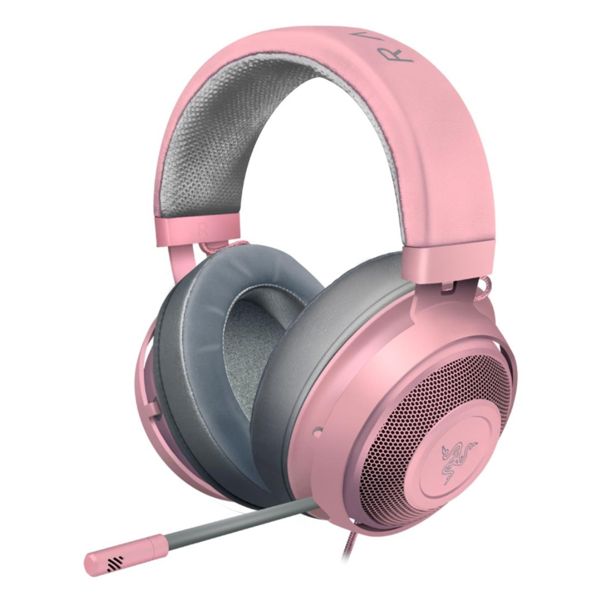 Headset Gamer Razer Kraken - 7.1 Surround - para Console e PC - Conector P2 - Driver 50mm - Rosa - RZ04-02830300-R3M1