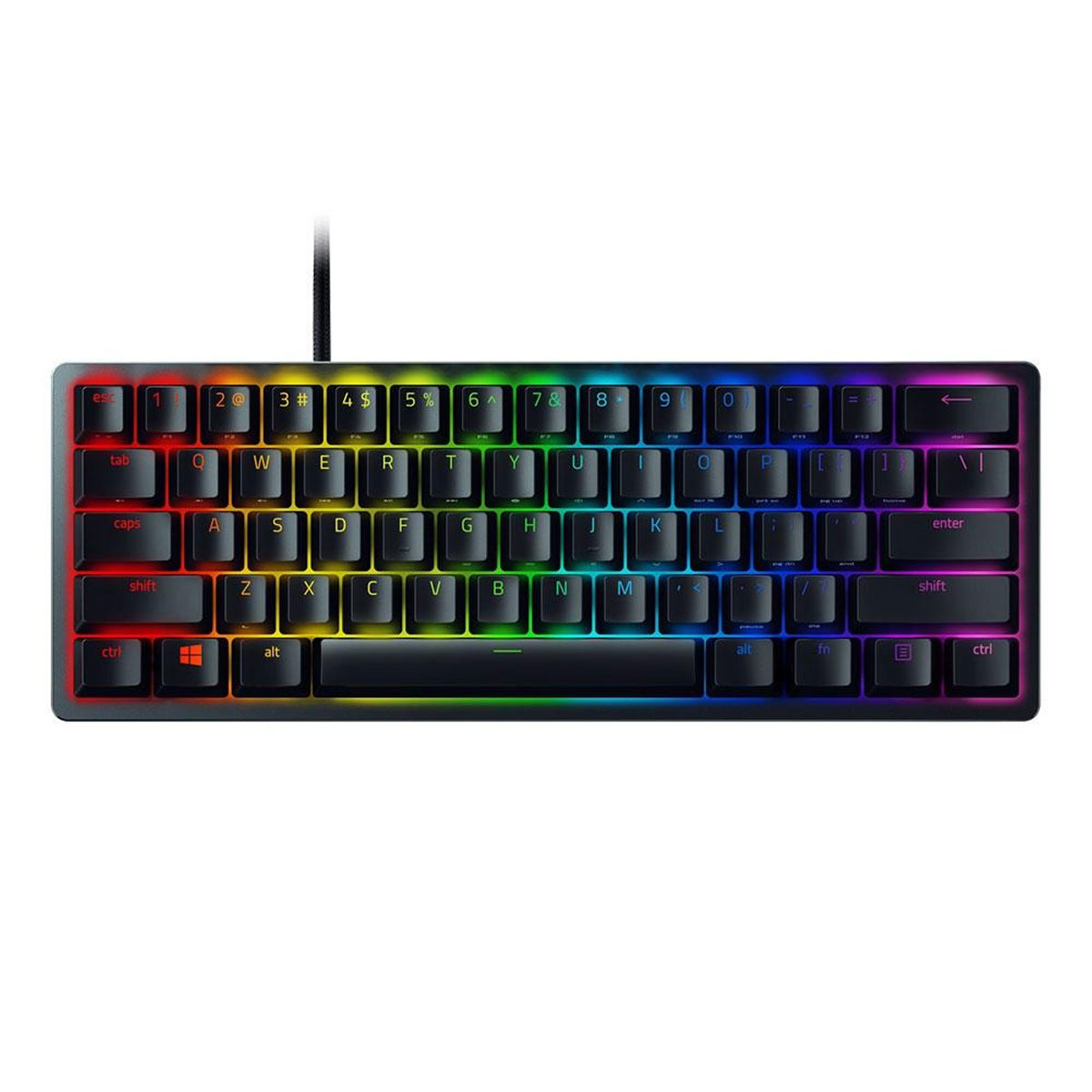 Teclado Mecânico Gamer Razer Huntsman Mini - Padrão US - RGB Chroma - Switch Razer Vermelho - Preto - RZ03-03390200-R3M1