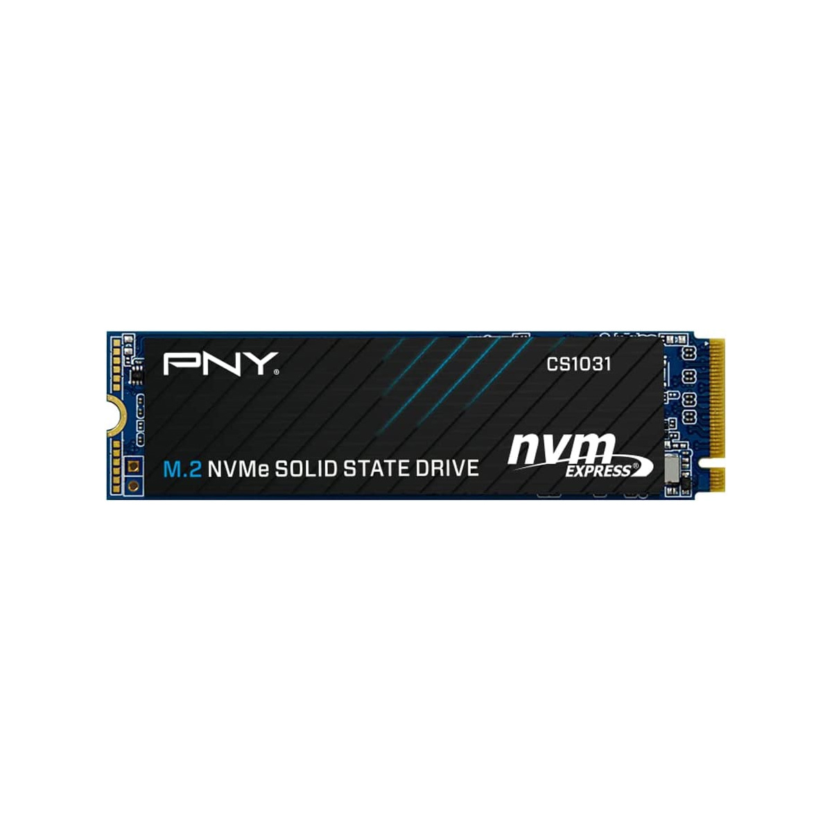 SSD M.2 500GB PNY CS1031 - NVMe - Leitura 2200MB/s - Gravação 1200MB/s M280CS1031-500-CL