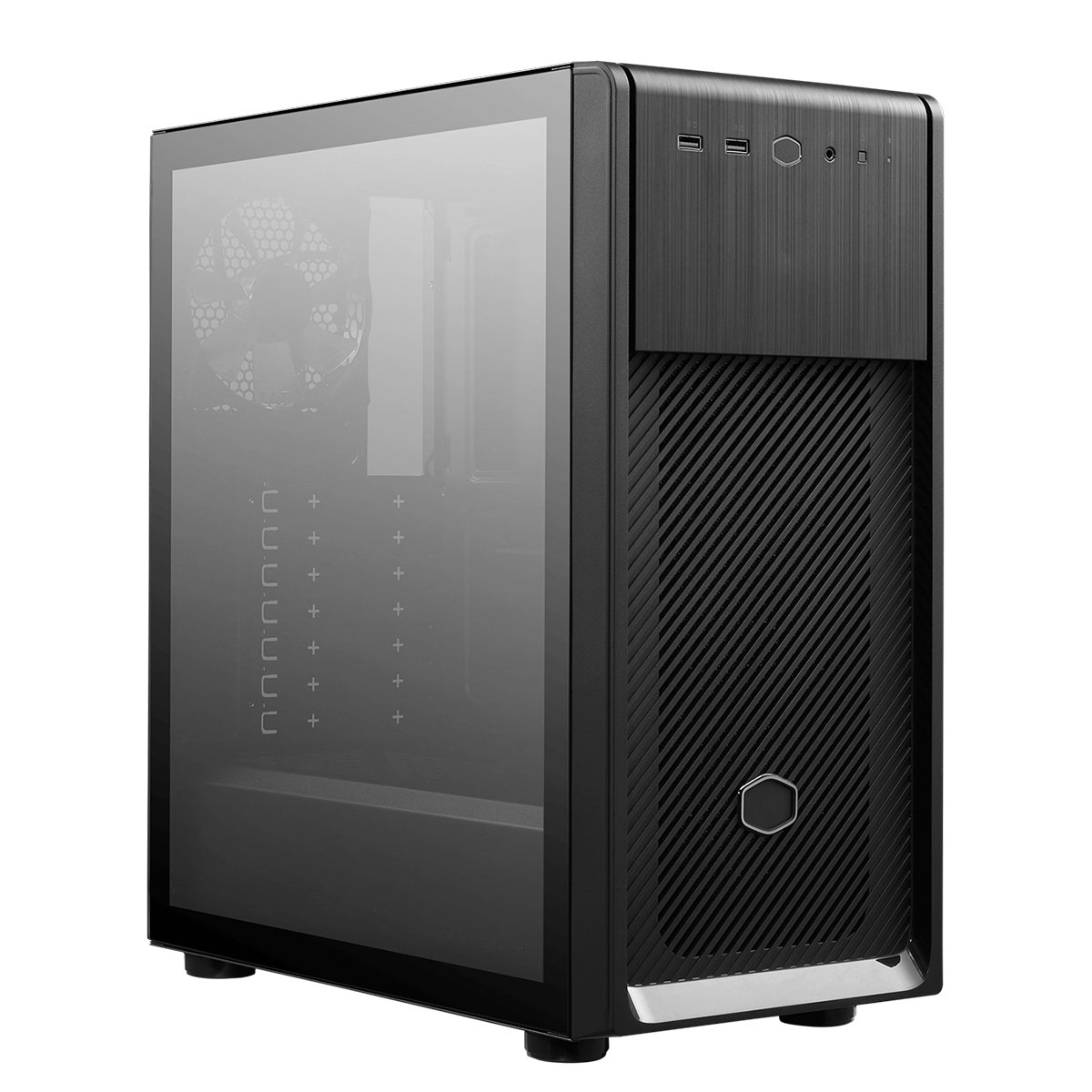 Gabinete Cooler Master Elite 500 - Lateral em Vidro - USB 3.2 - ATX - Preto - E500-KGNN-S00