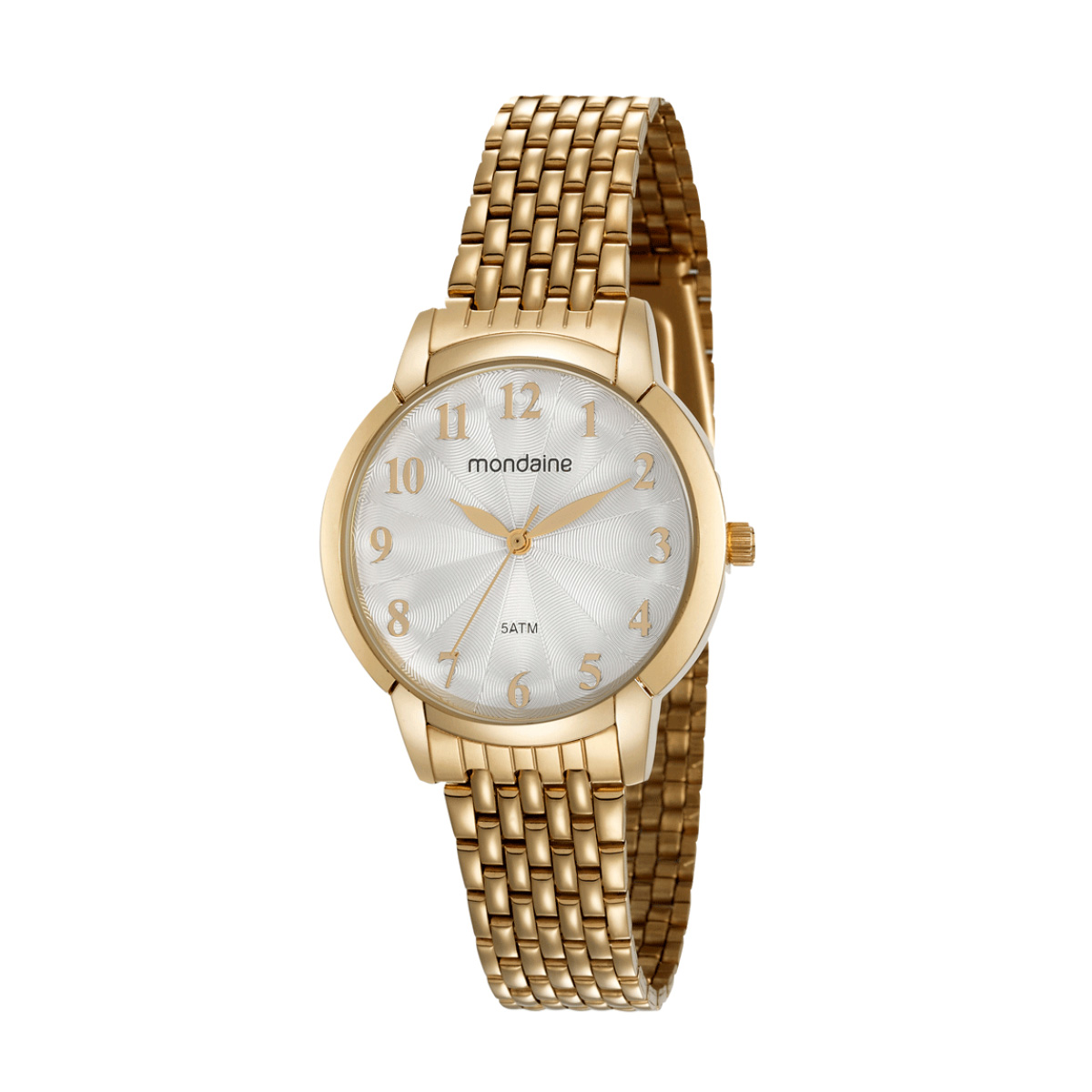 Relógio Feminino Mondaine Visor Madrepérola Dourado - 53629LPMVDE1