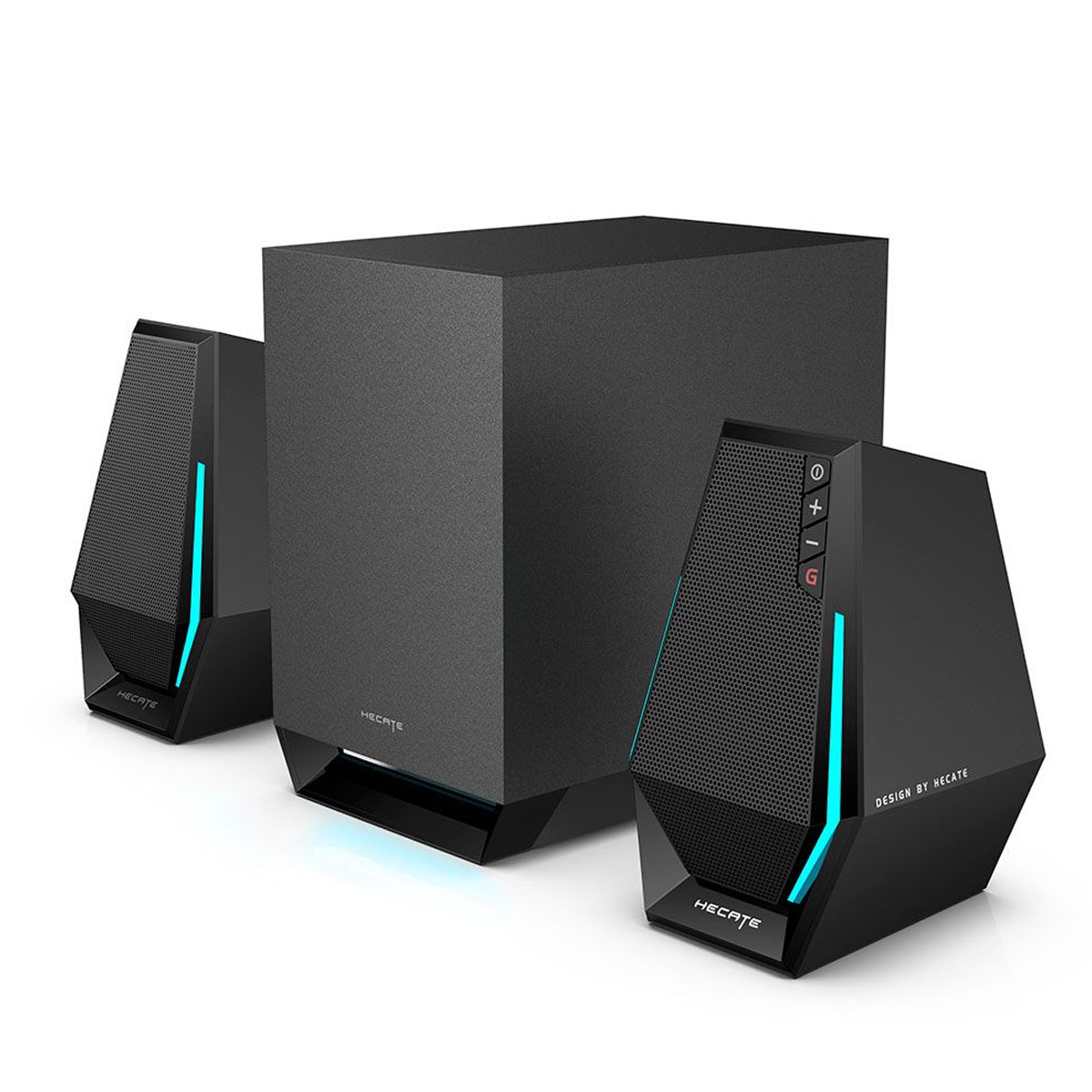 Caixa de Som Bluetooth Gamer Edifier G1500 Max - 30W RMS - com Subwoofer - RGB - Entrada e Aux - G1500-MAX-BK