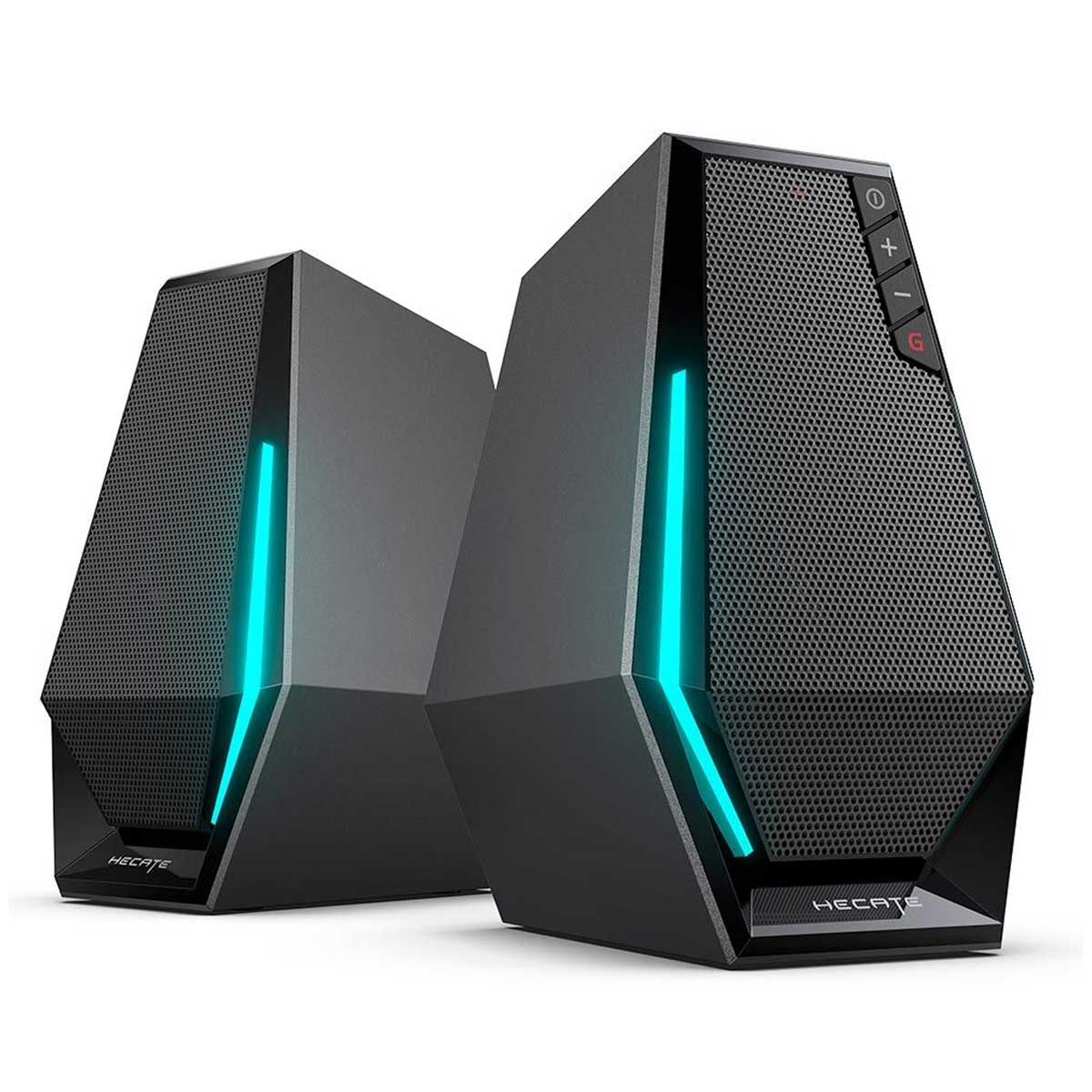 Caixa de Som Bluetooth Gamer Edifier G1500 - 5W RMS - RGB - Entrada Aux - G1500