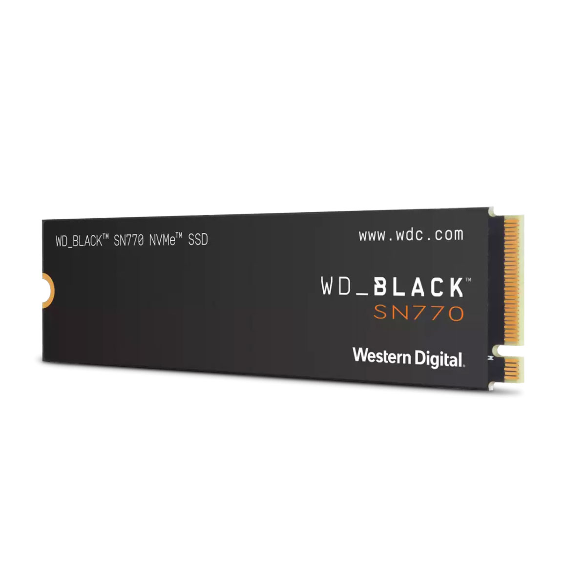 SSD M.2 1TB Western Digital Black SN770 - NVMe - Leitura 5150Mb/s - Gravação 4900MB/s - WDS100T3X0E-00B3N0
