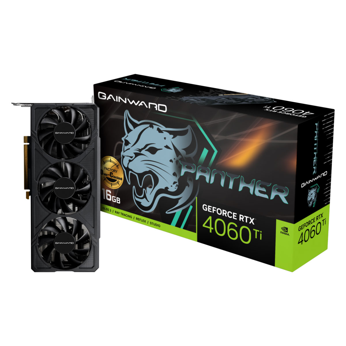 GeForce RTX 4060 Ti 16GB GDDR6 128bit - Panther Series - Gainward NE6406T019T1-1061Z